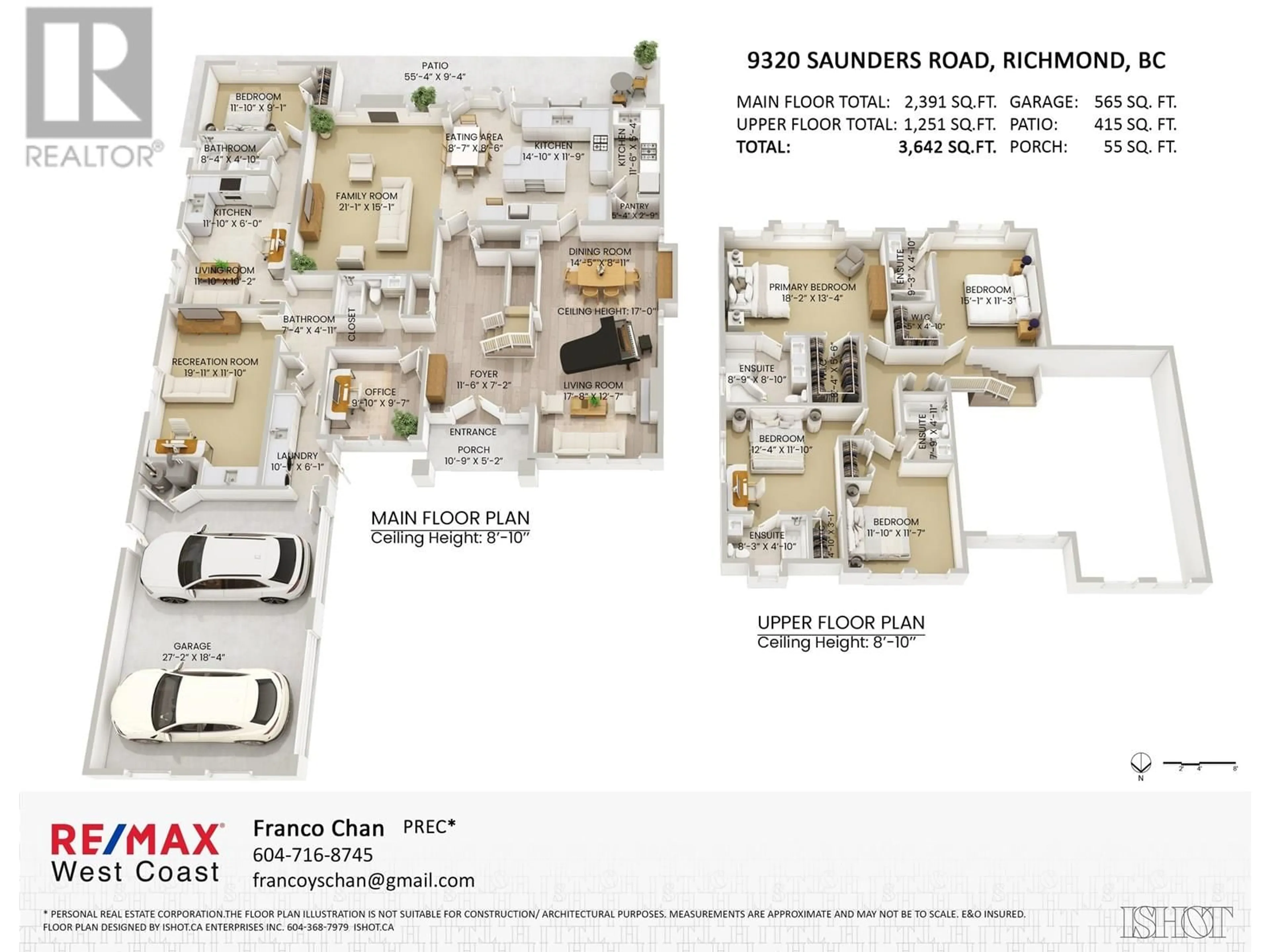 Floor plan for 9320 SAUNDERS ROAD, Richmond British Columbia V7A2B3
