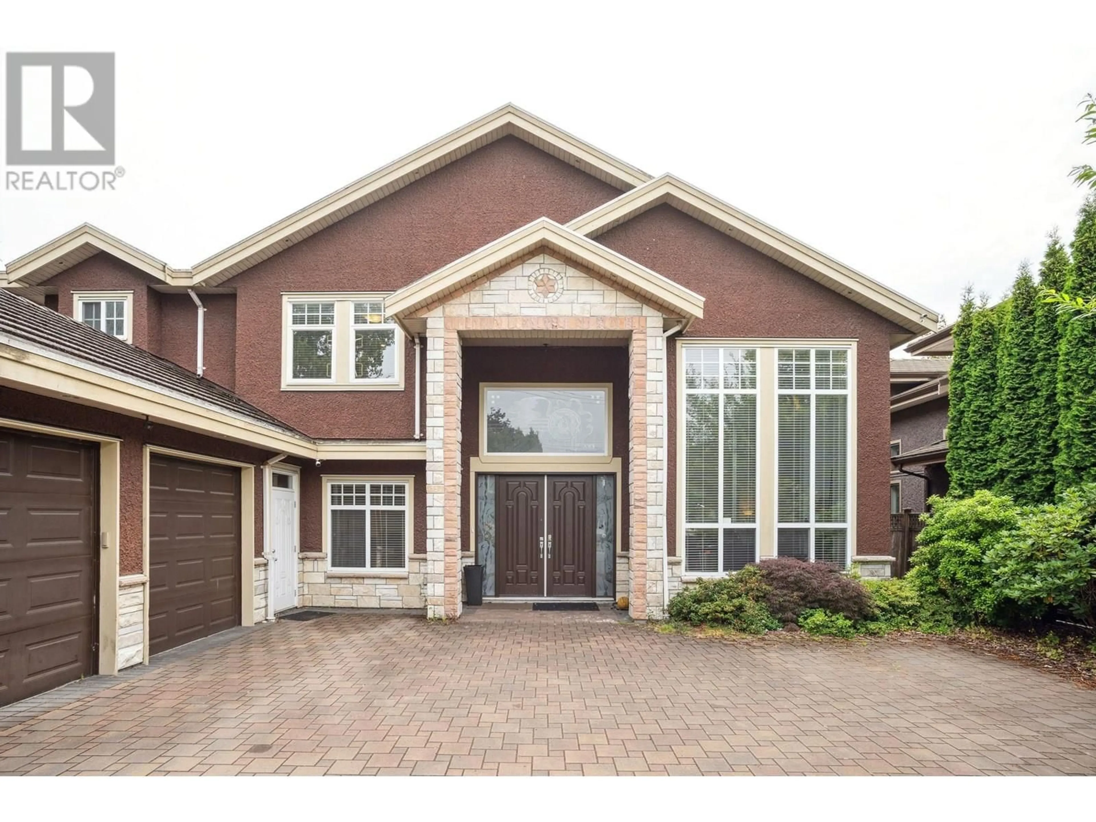 Home with brick exterior material, street for 9320 SAUNDERS ROAD, Richmond British Columbia V7A2B3