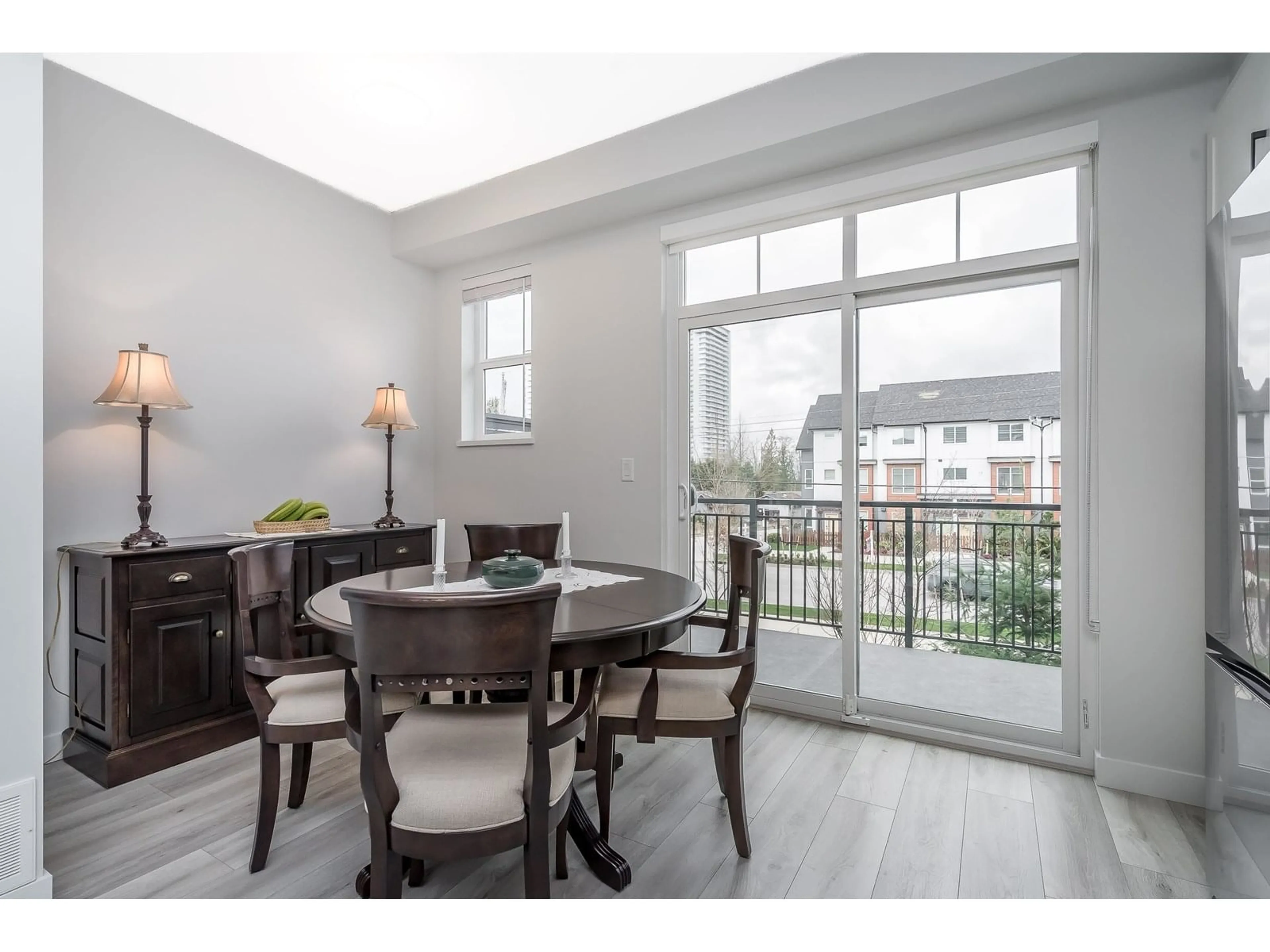 Dining room, wood/laminate floor for 147 - 20180 84, Langley British Columbia V2Y3N5