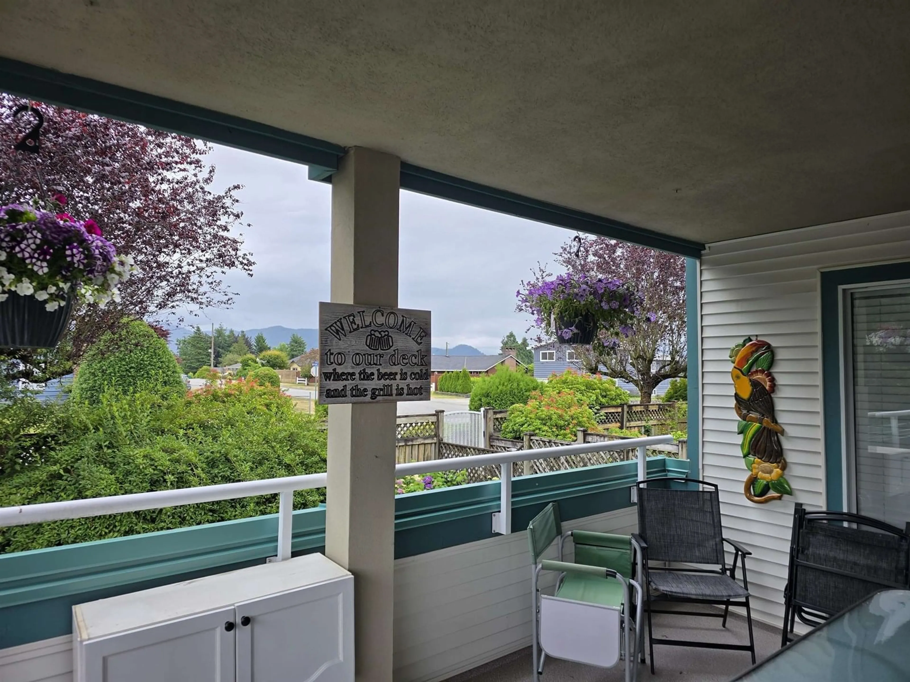 Balcony in the apartment, water/lake/river/ocean view for 201 - 7500 COLUMBIA, Mission British Columbia V2V4C1