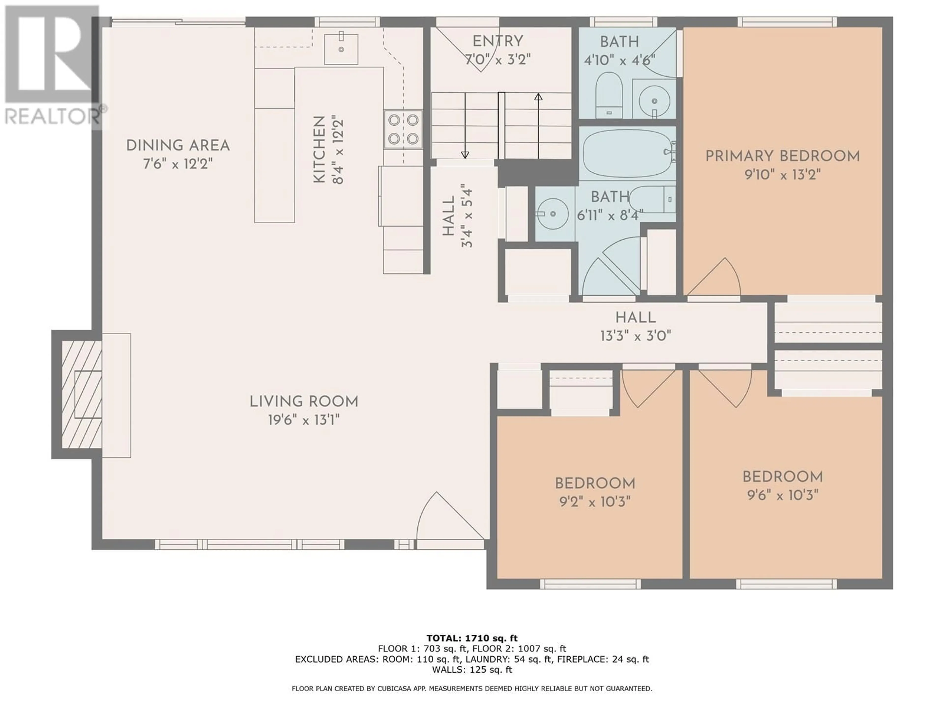 Floor plan for 1758 REBMAN CRESCENT, Prince George British Columbia V2L2T9