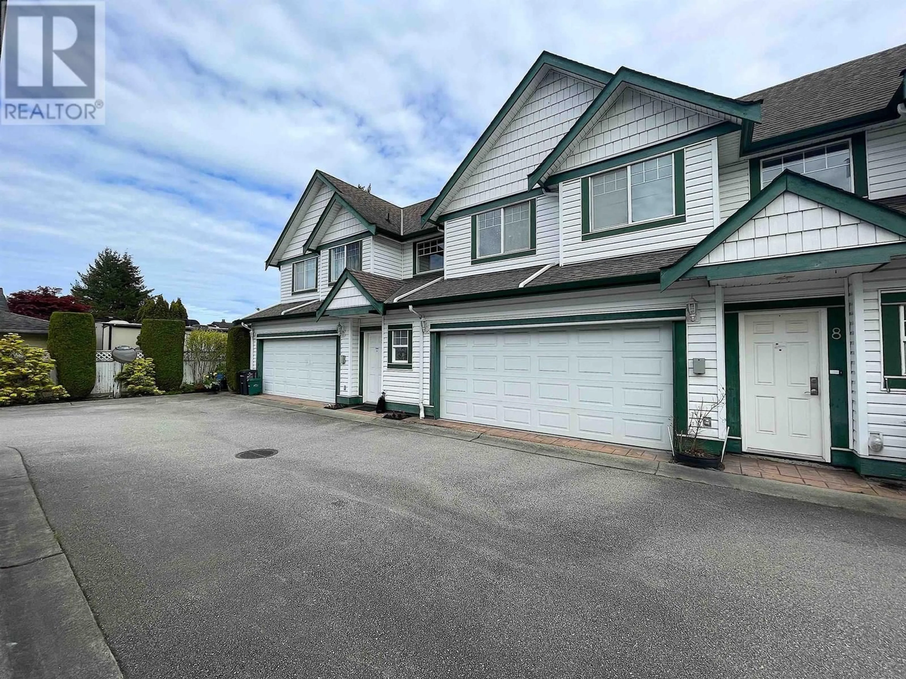 A pic from outside/outdoor area/front of a property/back of a property/a pic from drone, street for 8 - 9893 FRANCIS ROAD, Richmond British Columbia V6Y3B3