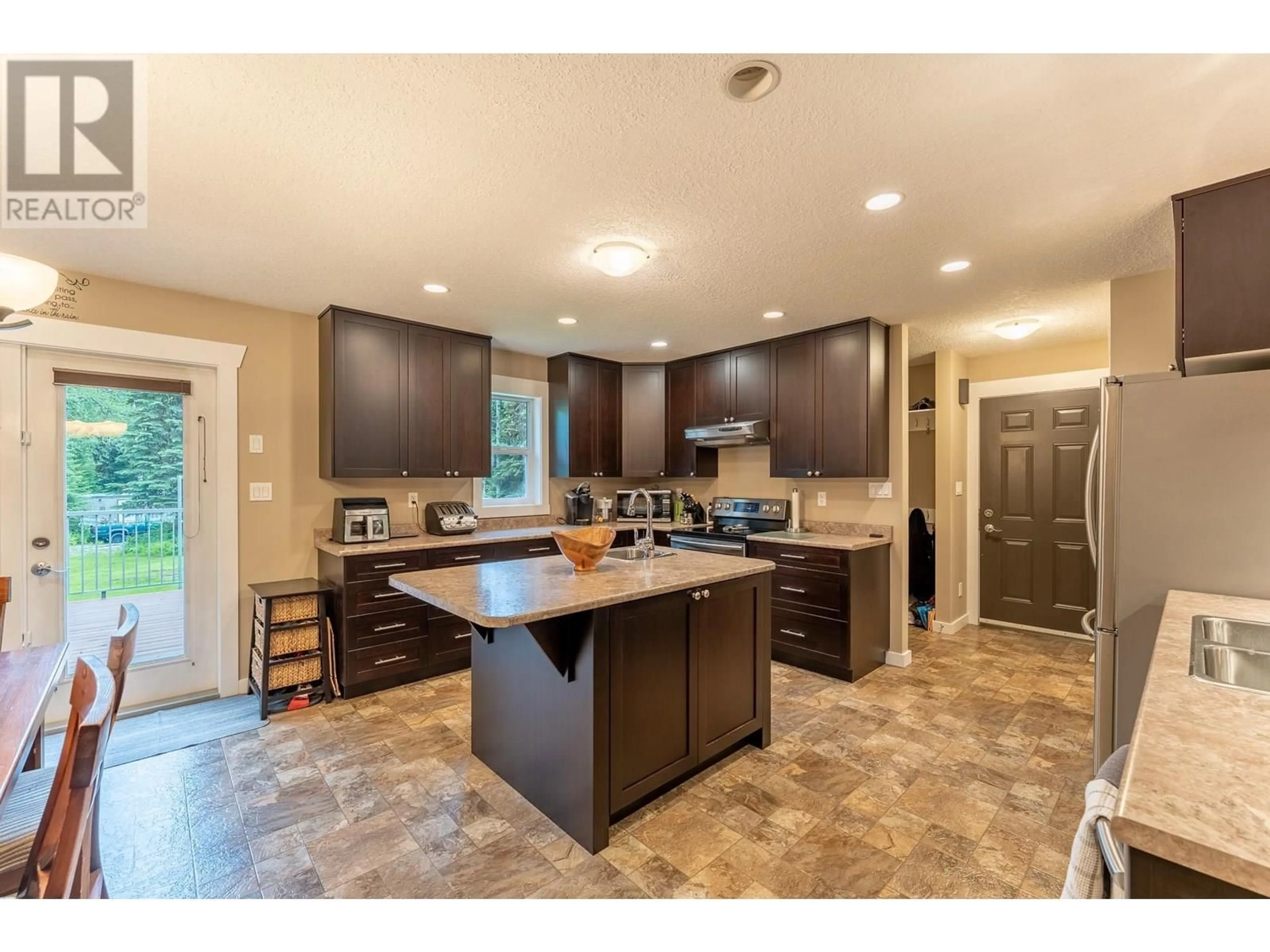 Open concept kitchen, ceramic/tile floor for 9602 ANNEGENE ROAD, Prince George British Columbia V2K5G9