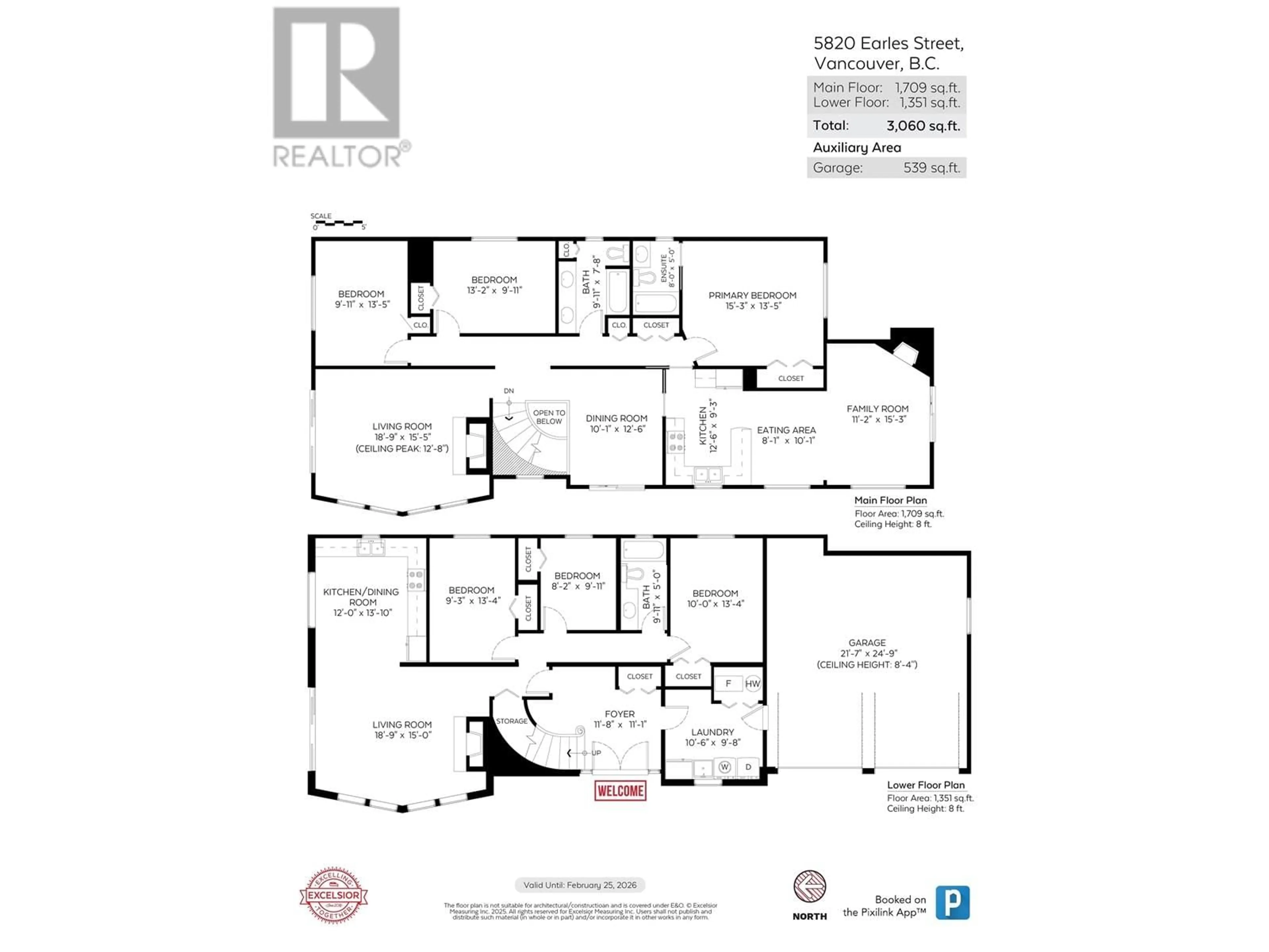 Floor plan for 5820 EARLES STREET, Vancouver British Columbia V5R3S6