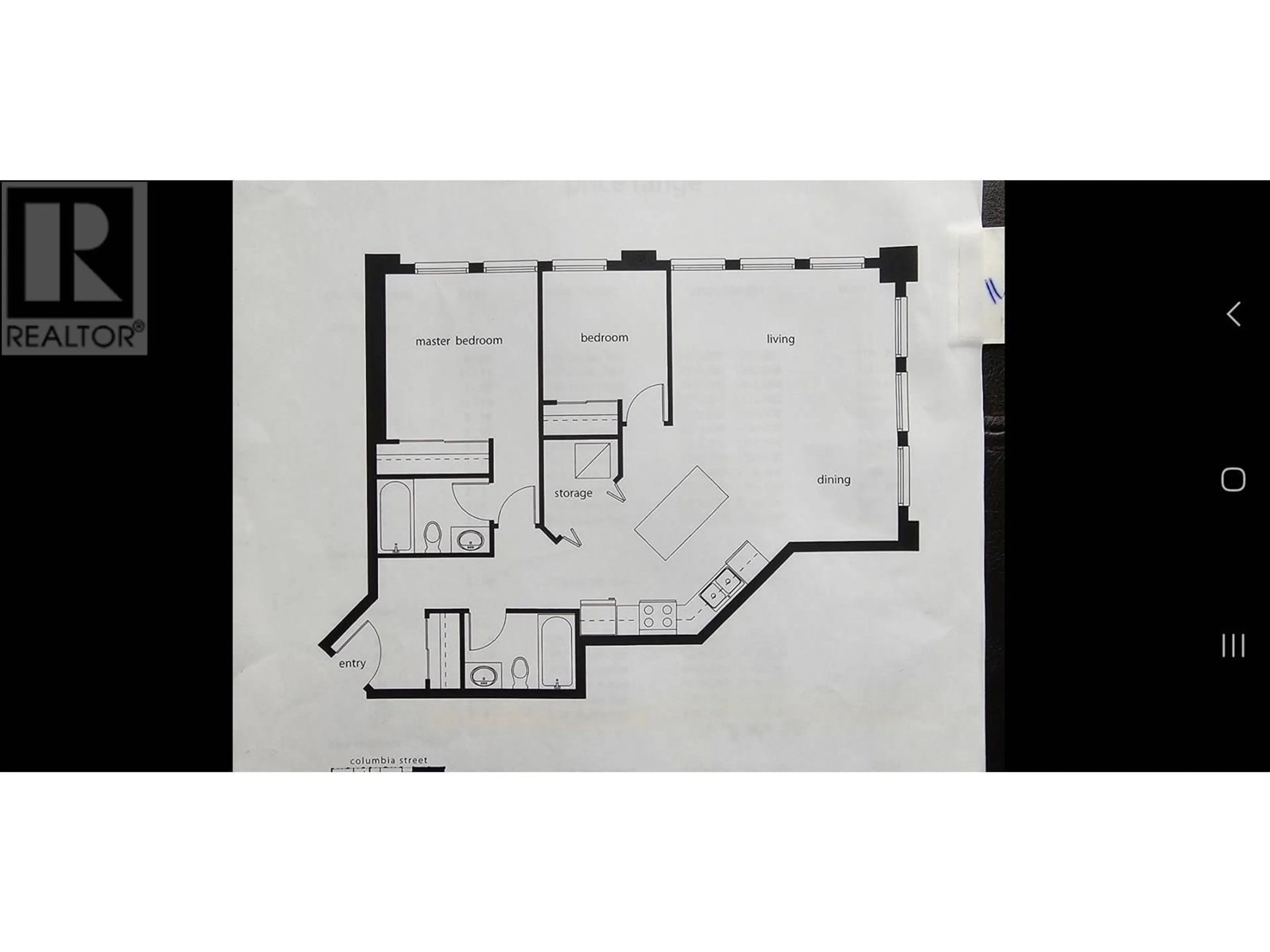 Floor plan for 404 - 14 BEGBIE STREET, New Westminster British Columbia V3M0C4