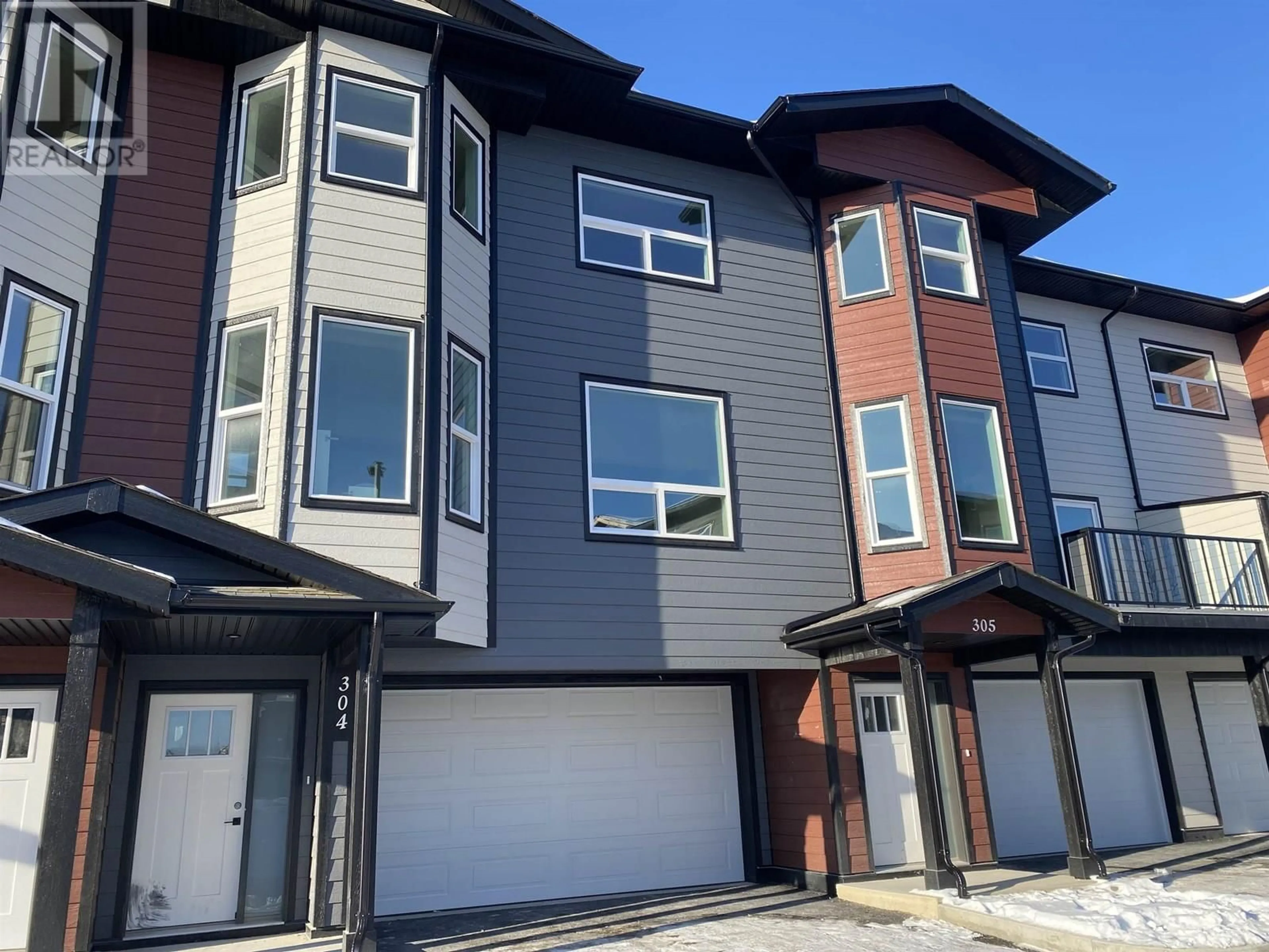 Home with vinyl exterior material, street for 304 - 7000 HUSBAND DRIVE, Prince George British Columbia V2N0K2