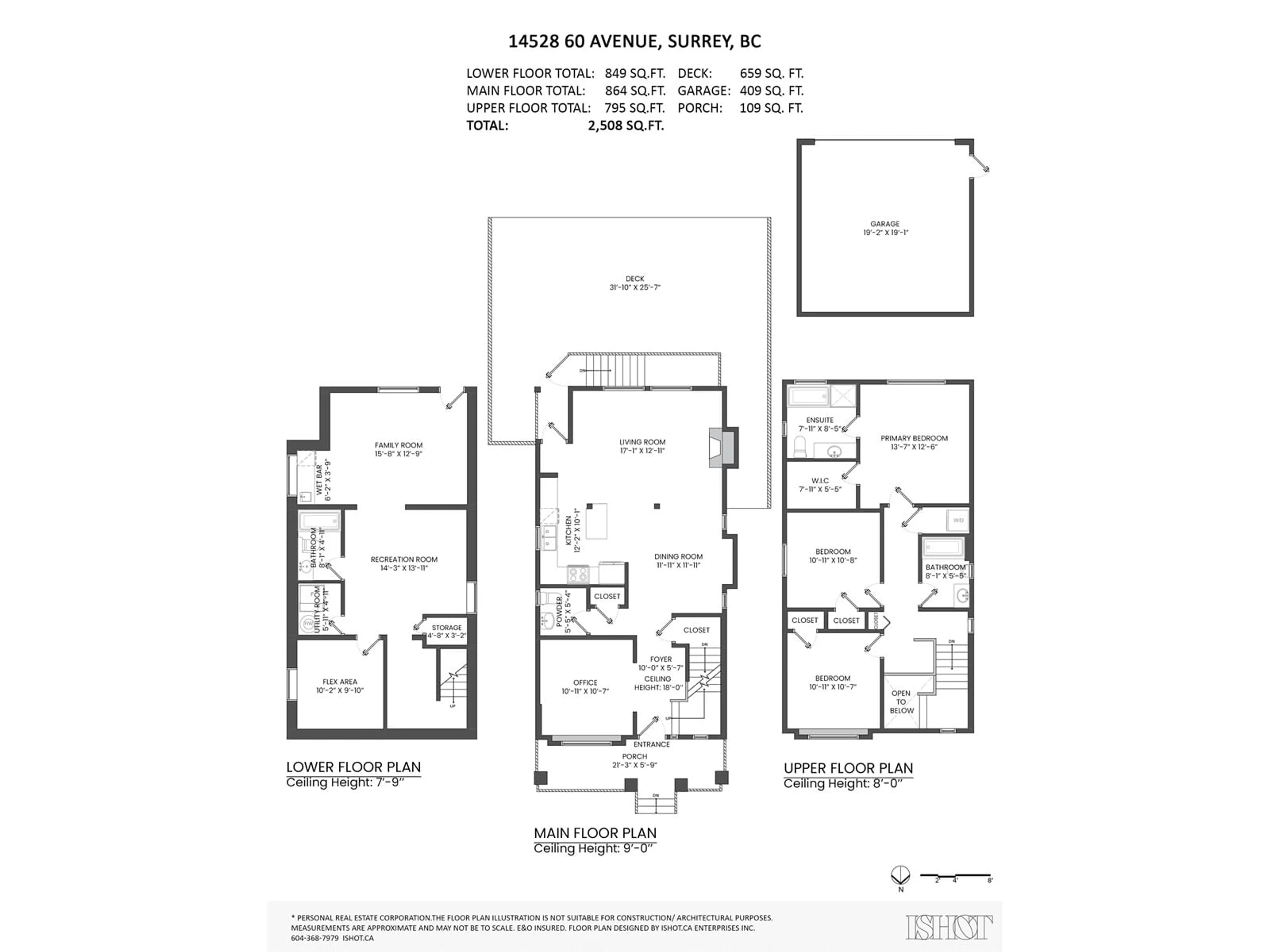 Floor plan for 14528 60, Surrey British Columbia V3S1R3