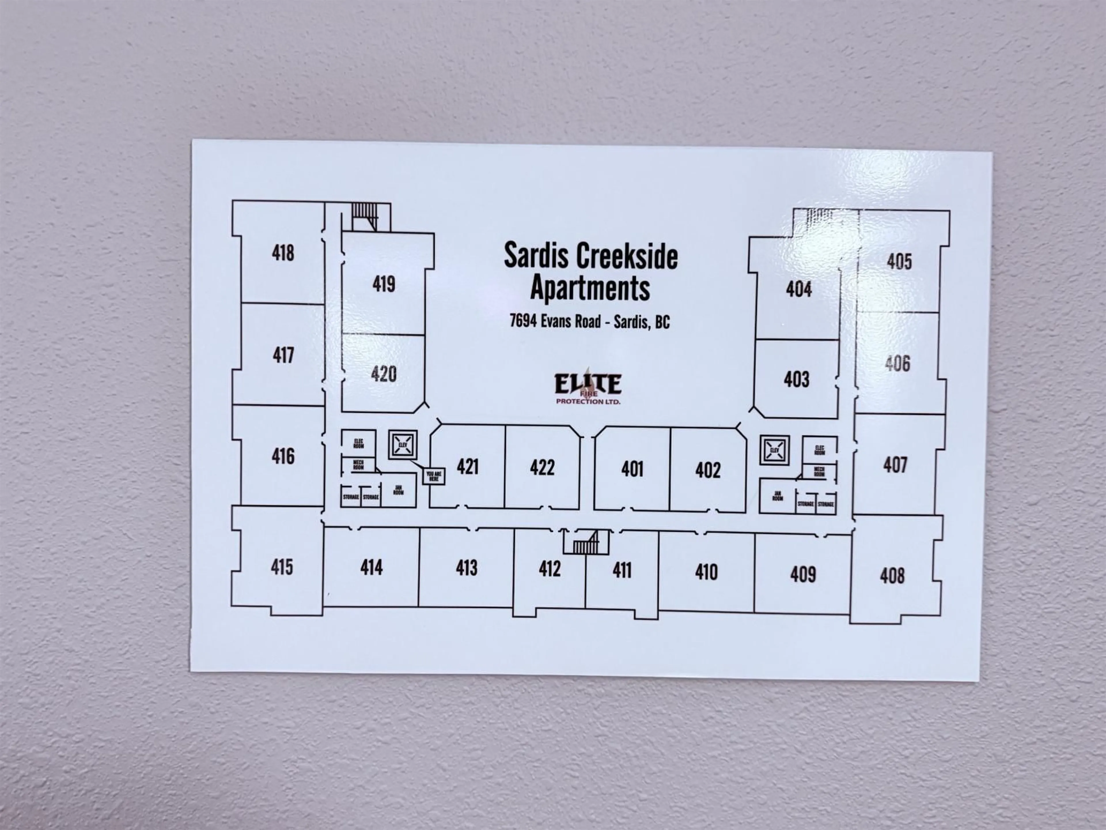 Floor plan for 412 - 7694 EVANS ROAD, Chilliwack British Columbia V2R3W3