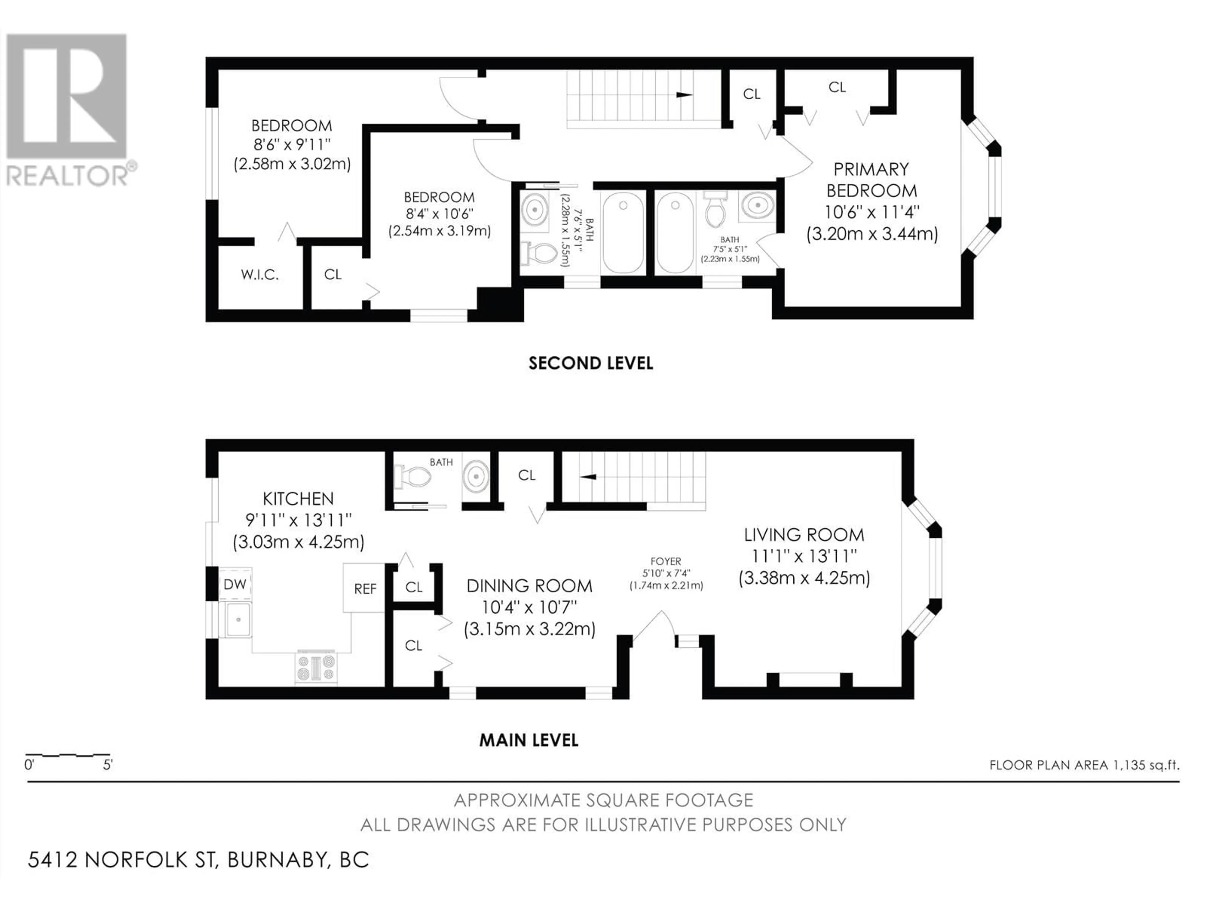 Floor plan for 5412 NORFOLK STREET, Burnaby British Columbia V5G1G2