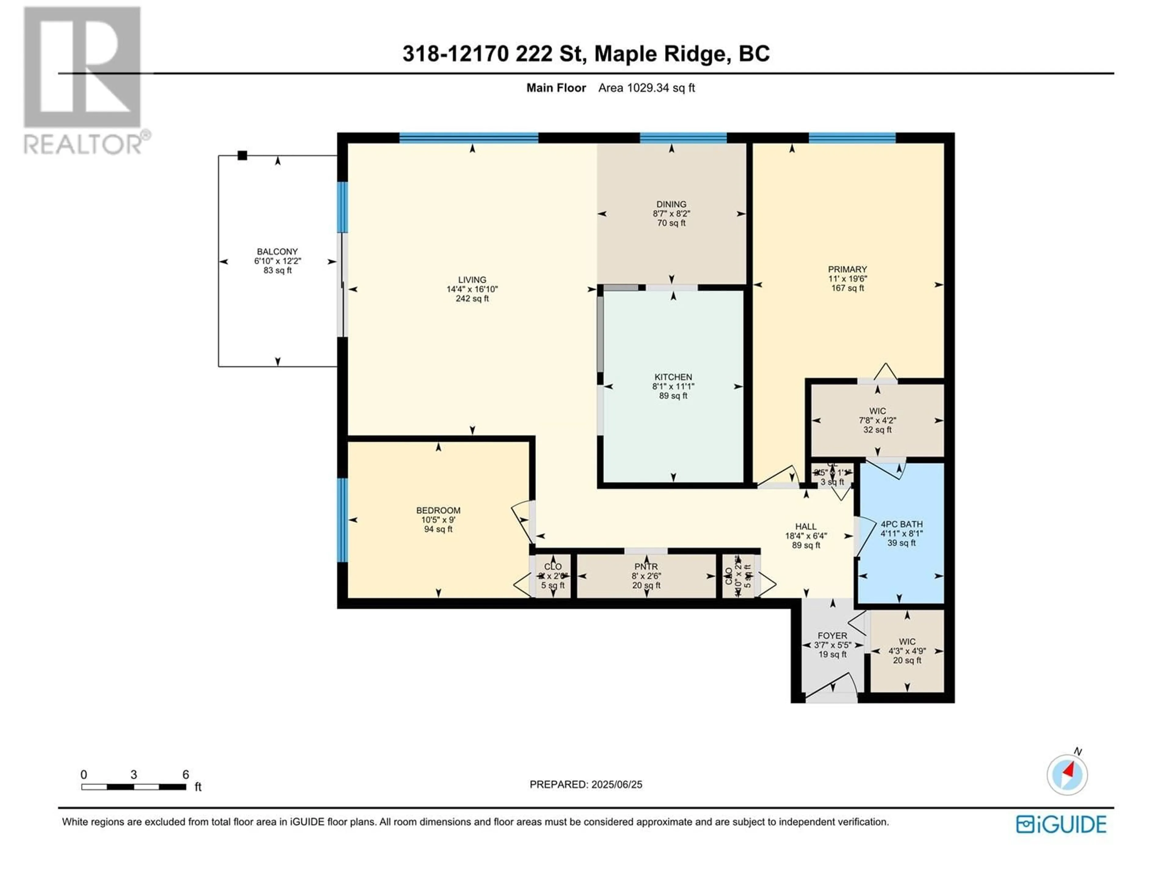 Floor plan for 318 - 12170 222 STREET, Maple Ridge British Columbia V2X8H1