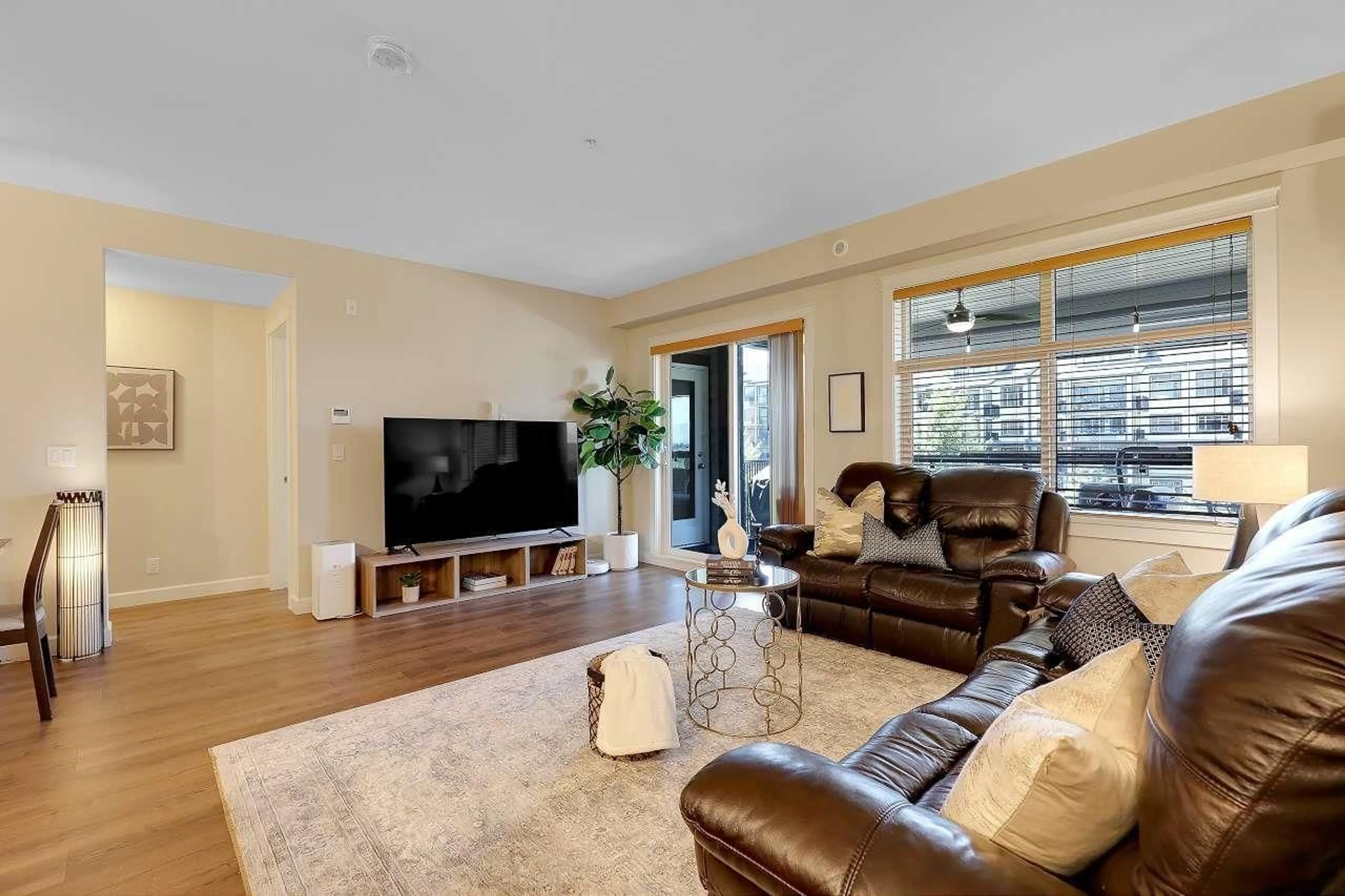 Living room with furniture, unknown for 308 - 8561 203A, Langley British Columbia V2Y3L7