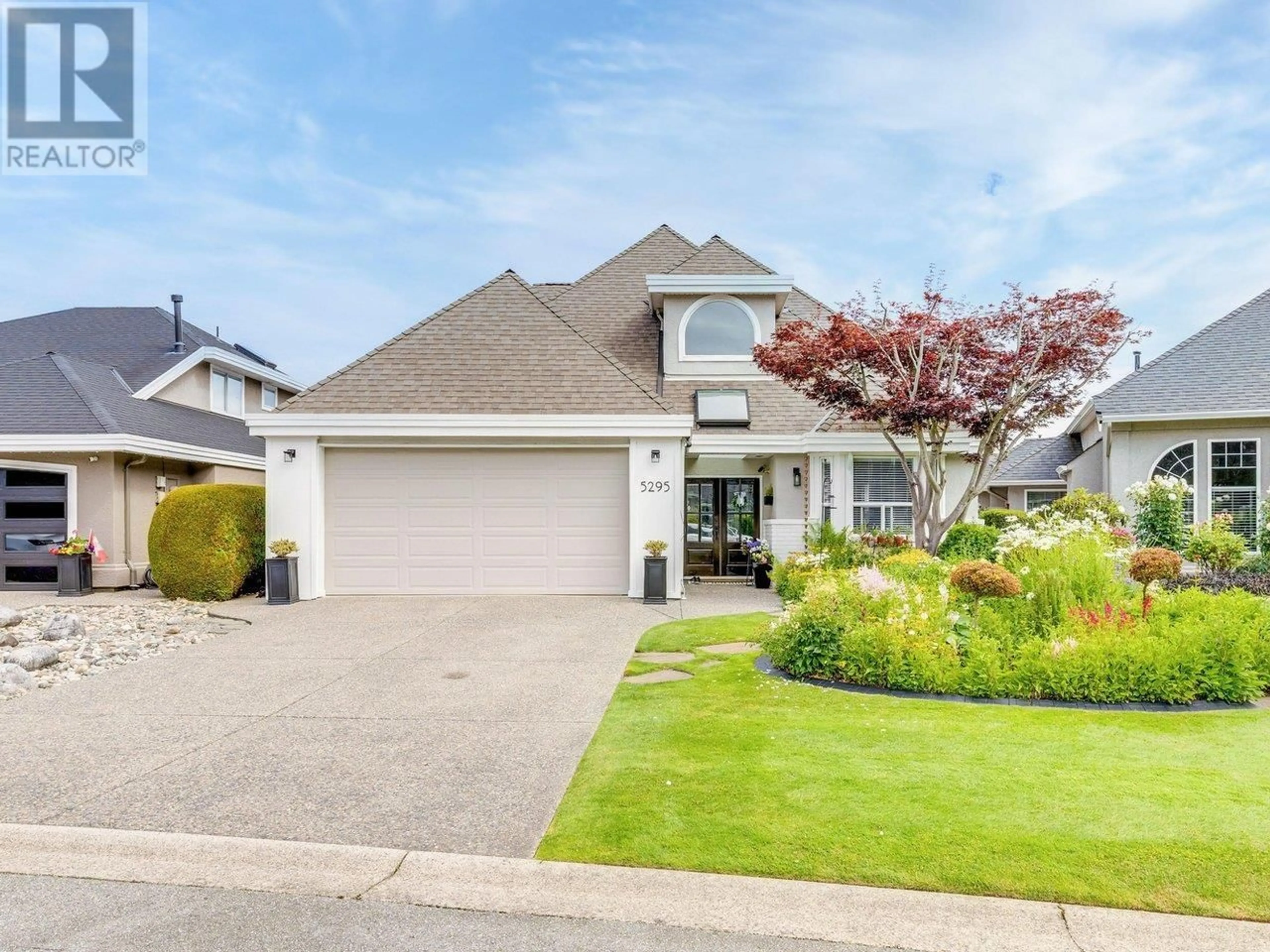 Home with vinyl exterior material, street for 5295 ST ANDREWS PLACE, Delta British Columbia V4M4E5