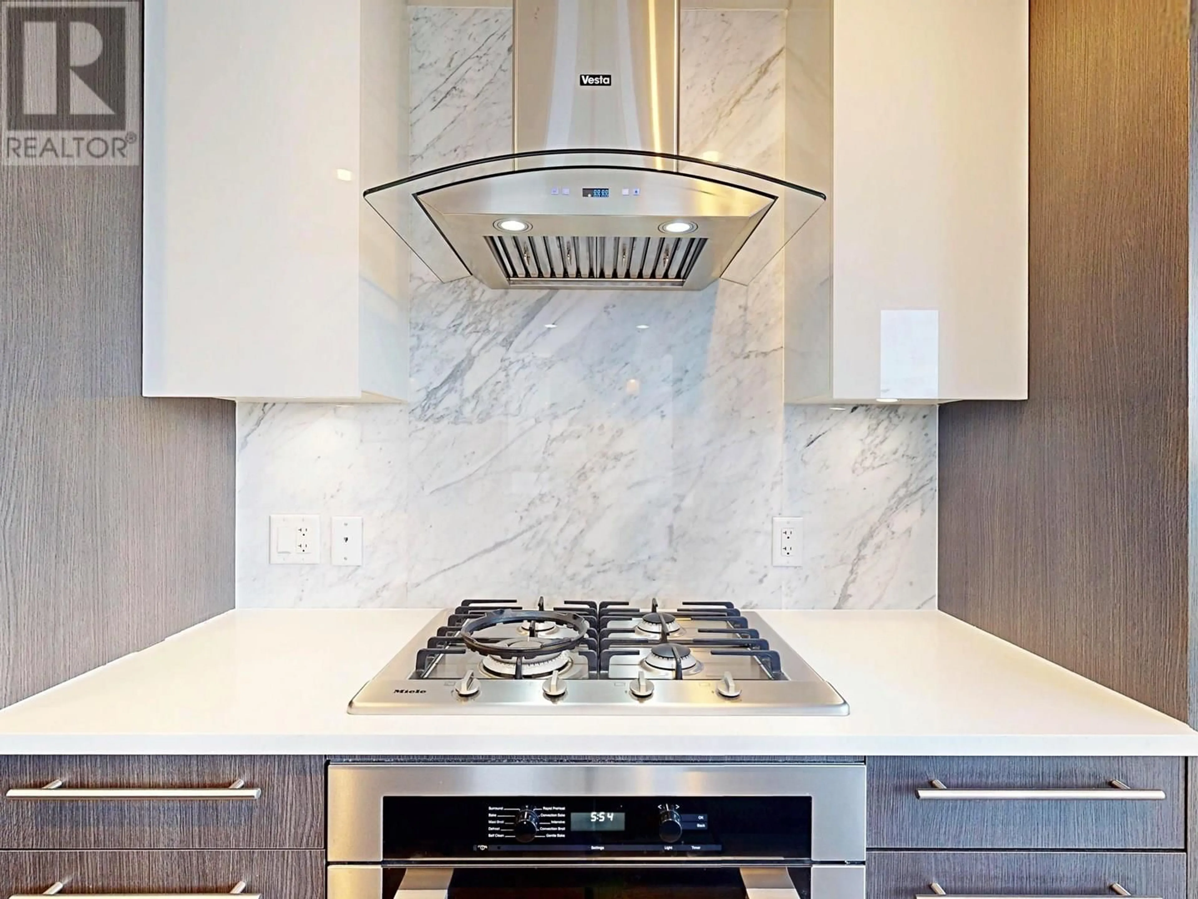 Contemporary kitchen, ceramic/tile floor for 408 - 677 41ST AVENUE, Vancouver British Columbia V5Z2N1