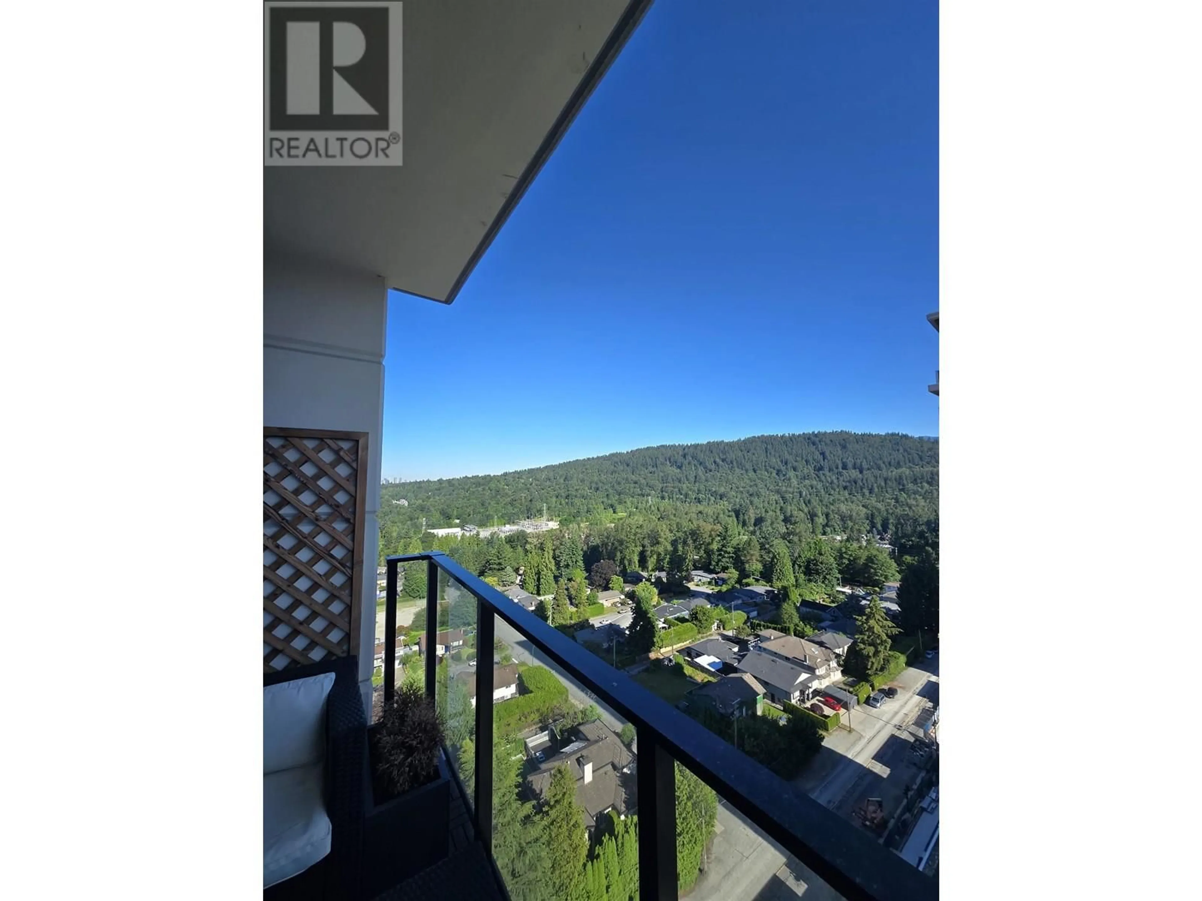 Balcony in the apartment, water/lake/river/ocean view for 1605 - 691 NORTH ROAD, Coquitlam British Columbia V3J0H9