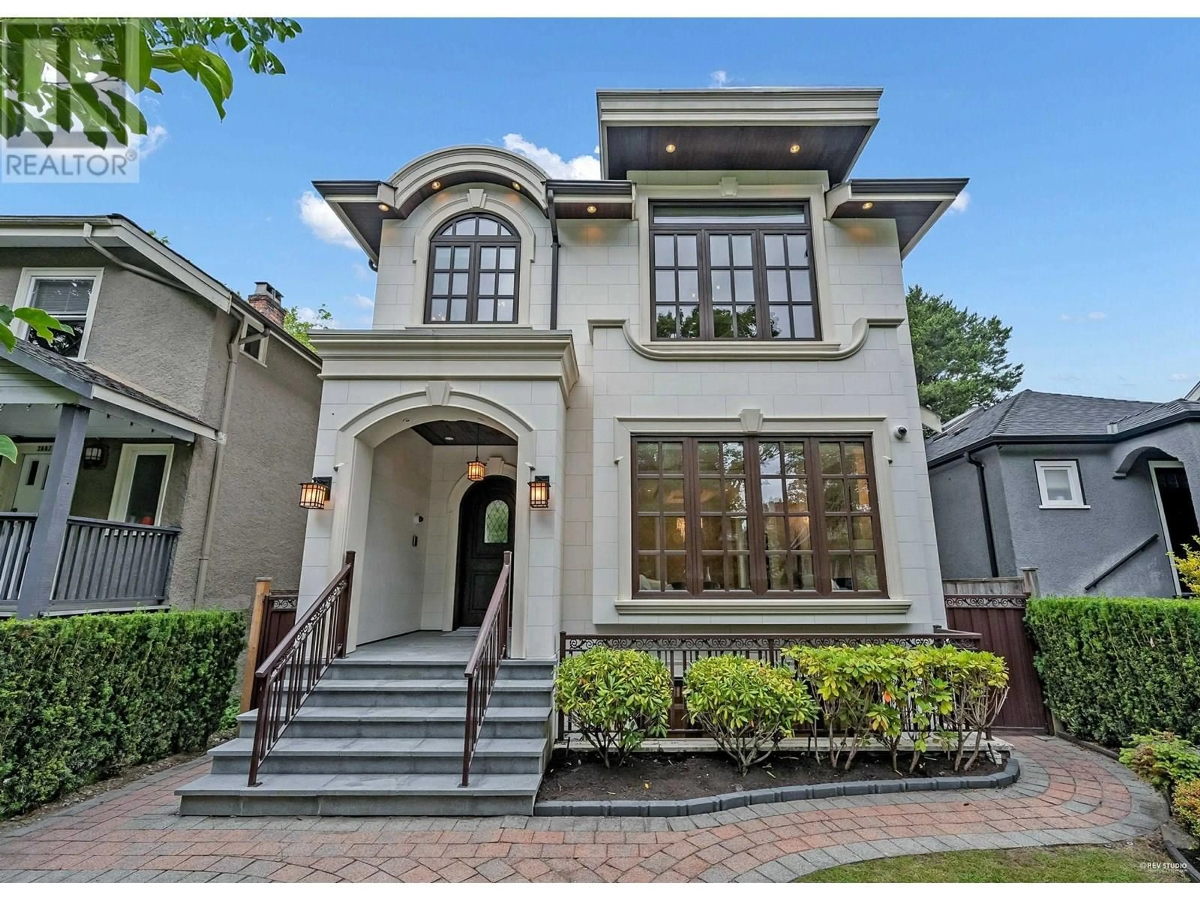 Home with brick exterior material, street for 2877 15TH AVENUE, Vancouver British Columbia V6K3A1