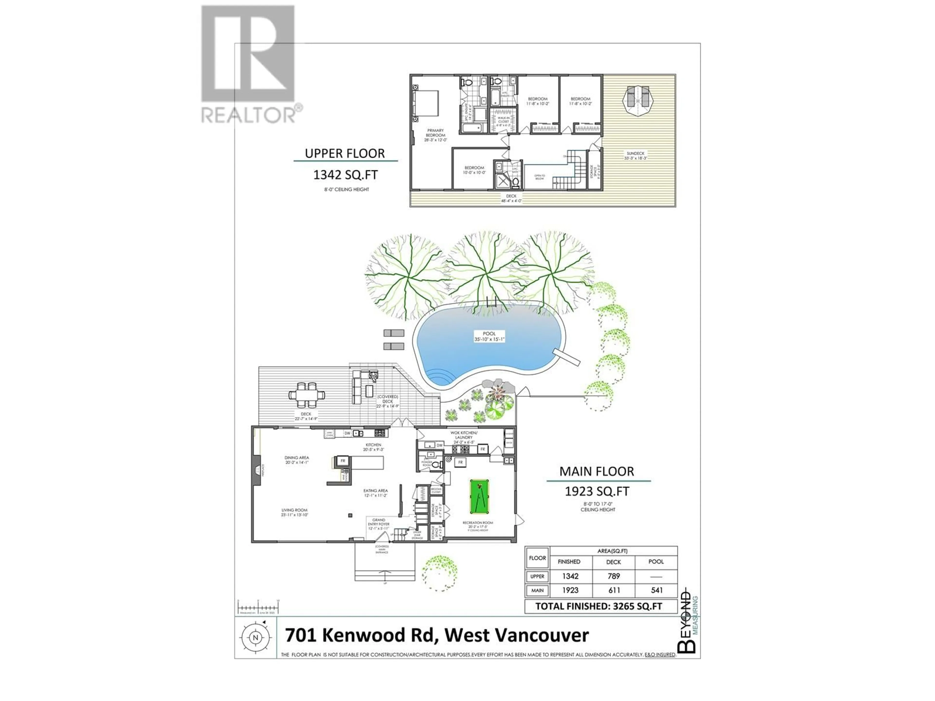 Floor plan for 701 KENWOOD ROAD, West Vancouver British Columbia V7S1S7