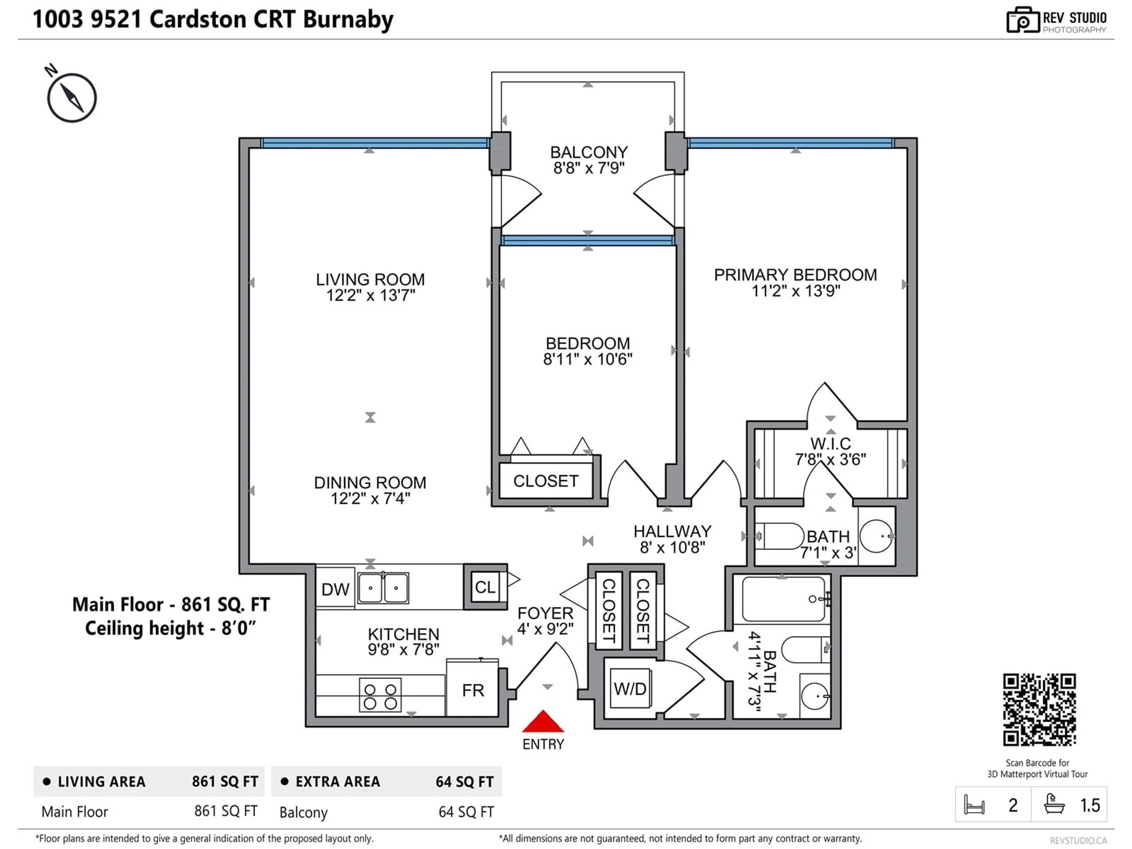 Floor plan for 203 - 32040 PEARDONVILLE, Abbotsford British Columbia V2T6N8