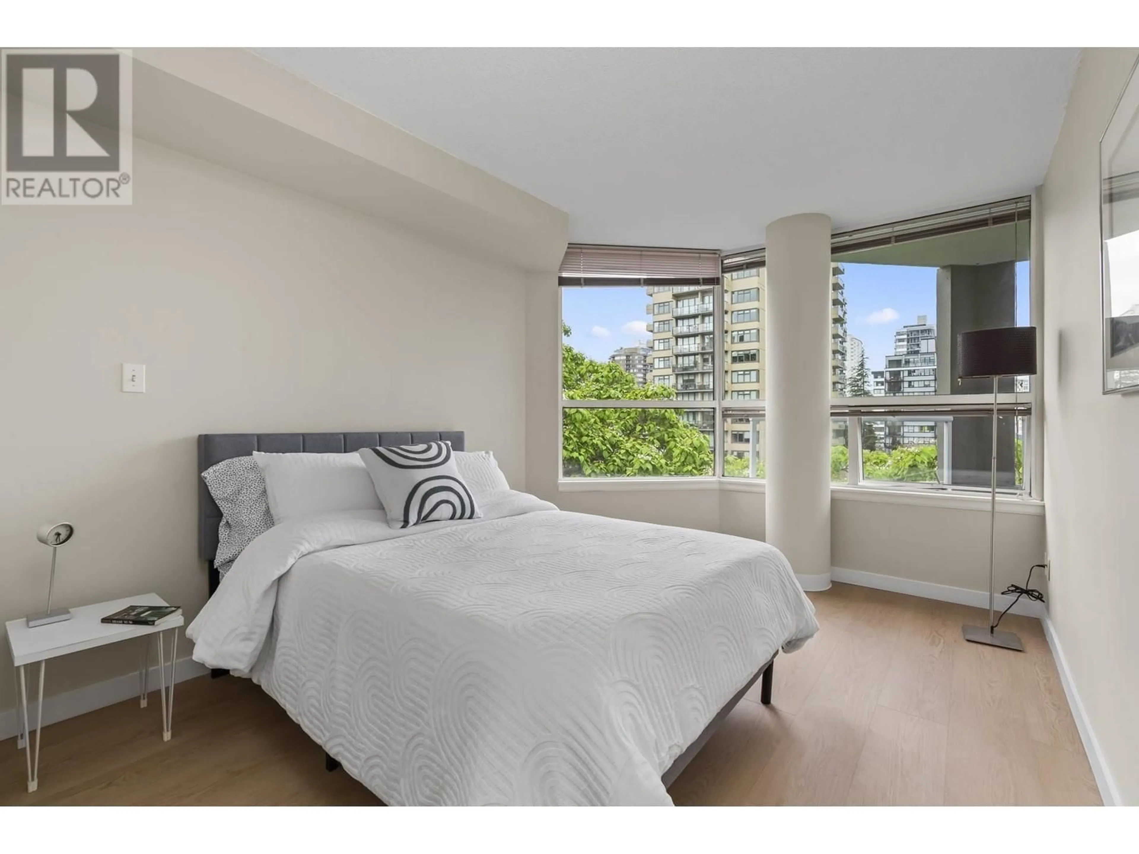 Bedroom with bed, unknown for 602 - 1771 NELSON STREET, Vancouver British Columbia V6G1M6