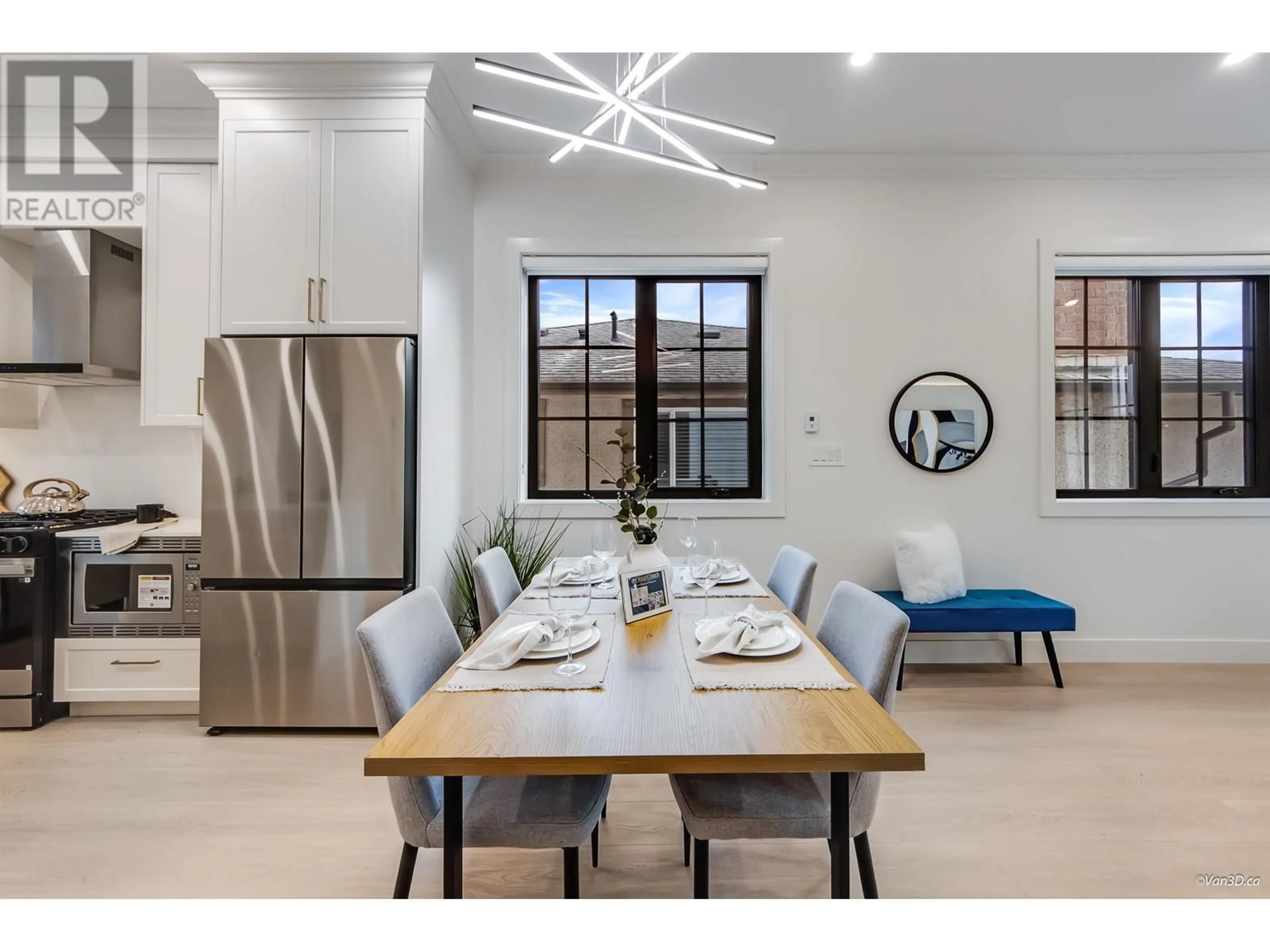Open concept kitchen, ceramic/tile floor for 1347 64TH AVENUE, Vancouver British Columbia V5X2P2