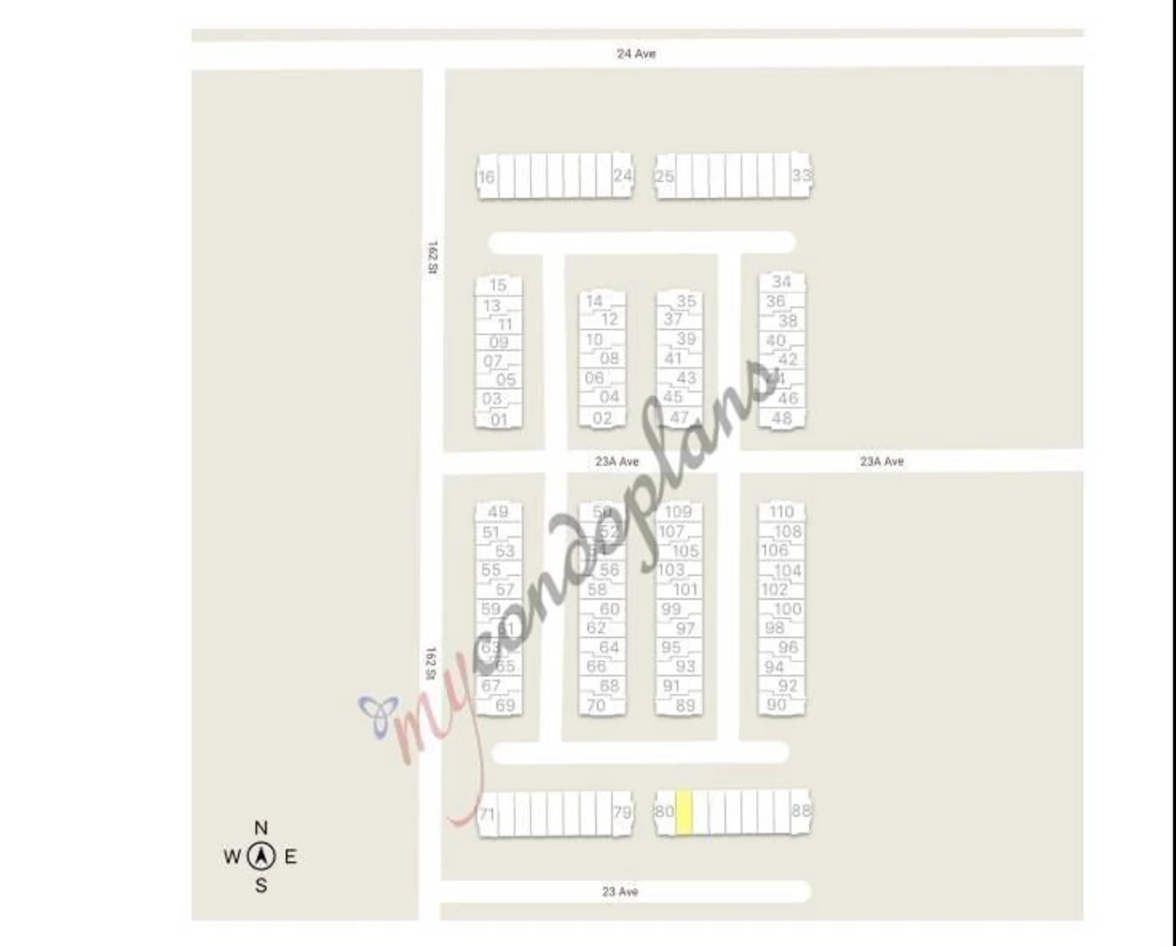 Floor plan for 81 - 16222 23A, Surrey British Columbia V3Z6P4