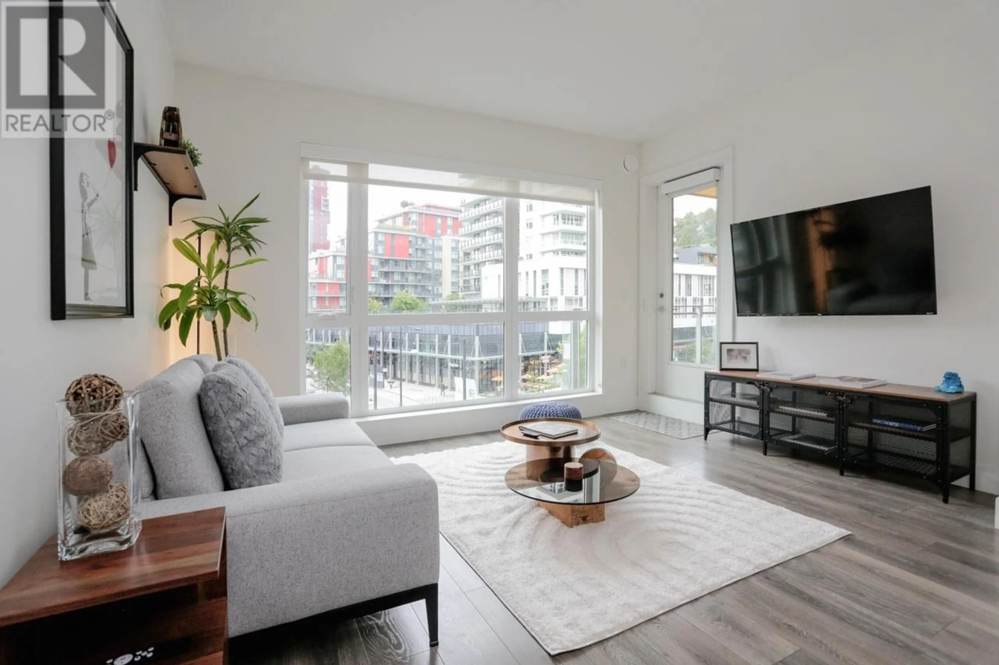 Living room with furniture, unknown for 507 - 8580 RIVER DISTRICT CROSSING, Vancouver British Columbia V5S0B9