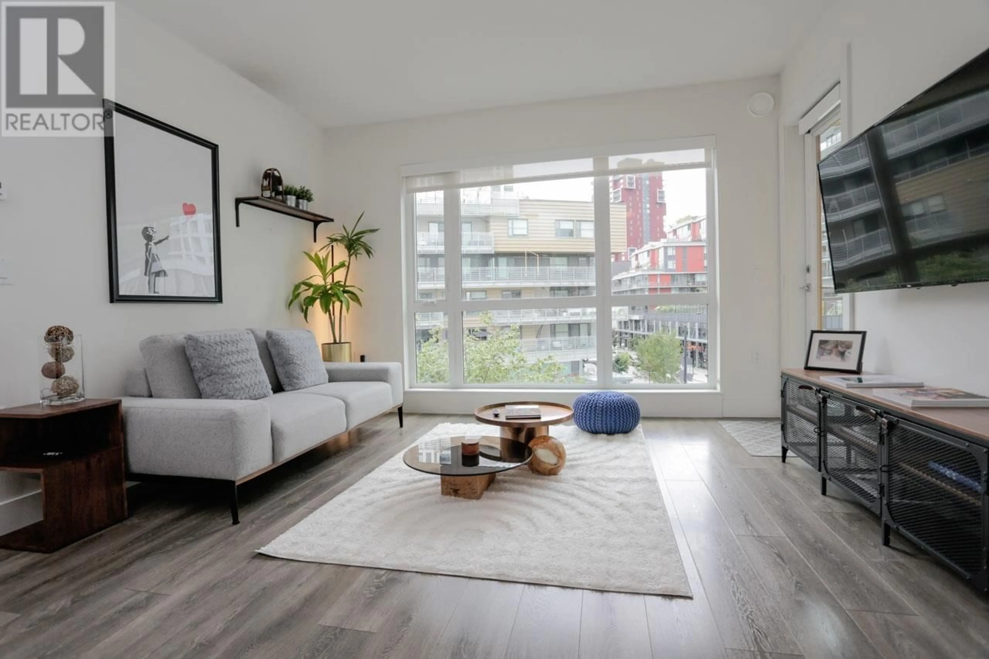 Living room with furniture, unknown for 507 - 8580 RIVER DISTRICT CROSSING, Vancouver British Columbia V5S0B9