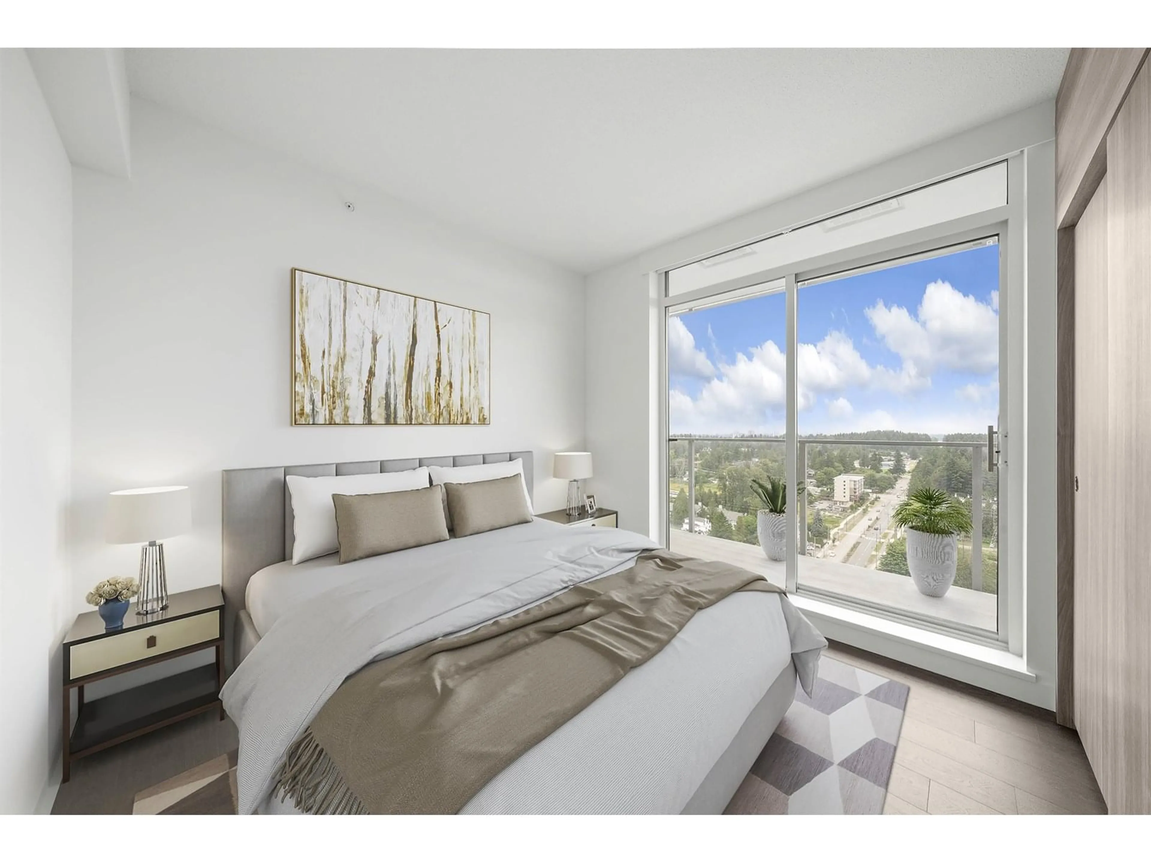 Bedroom with bed, unknown for 3004 - 13778 100, Surrey British Columbia V3T0V3