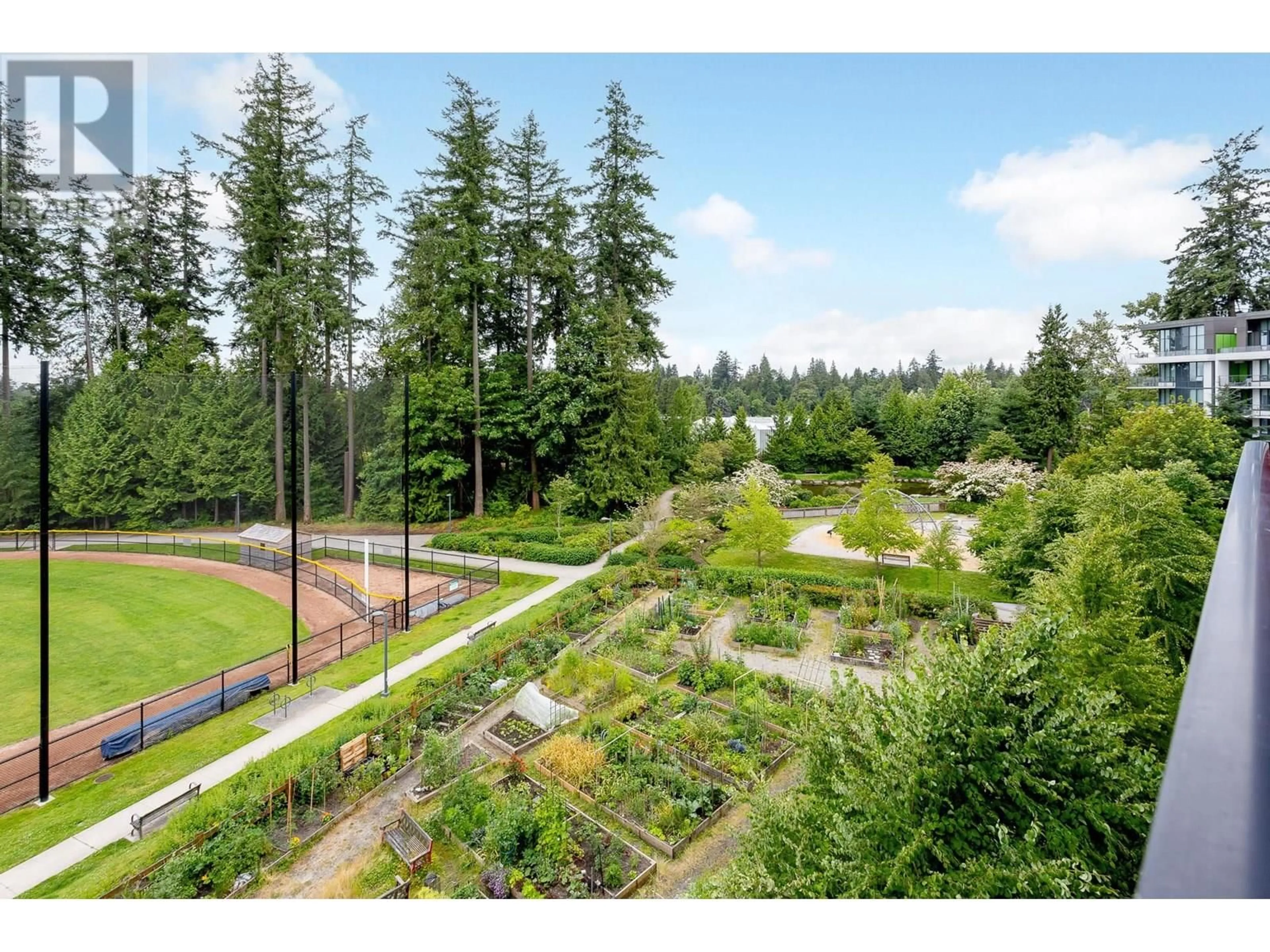 A pic from outside/outdoor area/front of a property/back of a property/a pic from drone, forest/trees view for 412 - 3581 ROSS DRIVE, Vancouver British Columbia V6S0K5