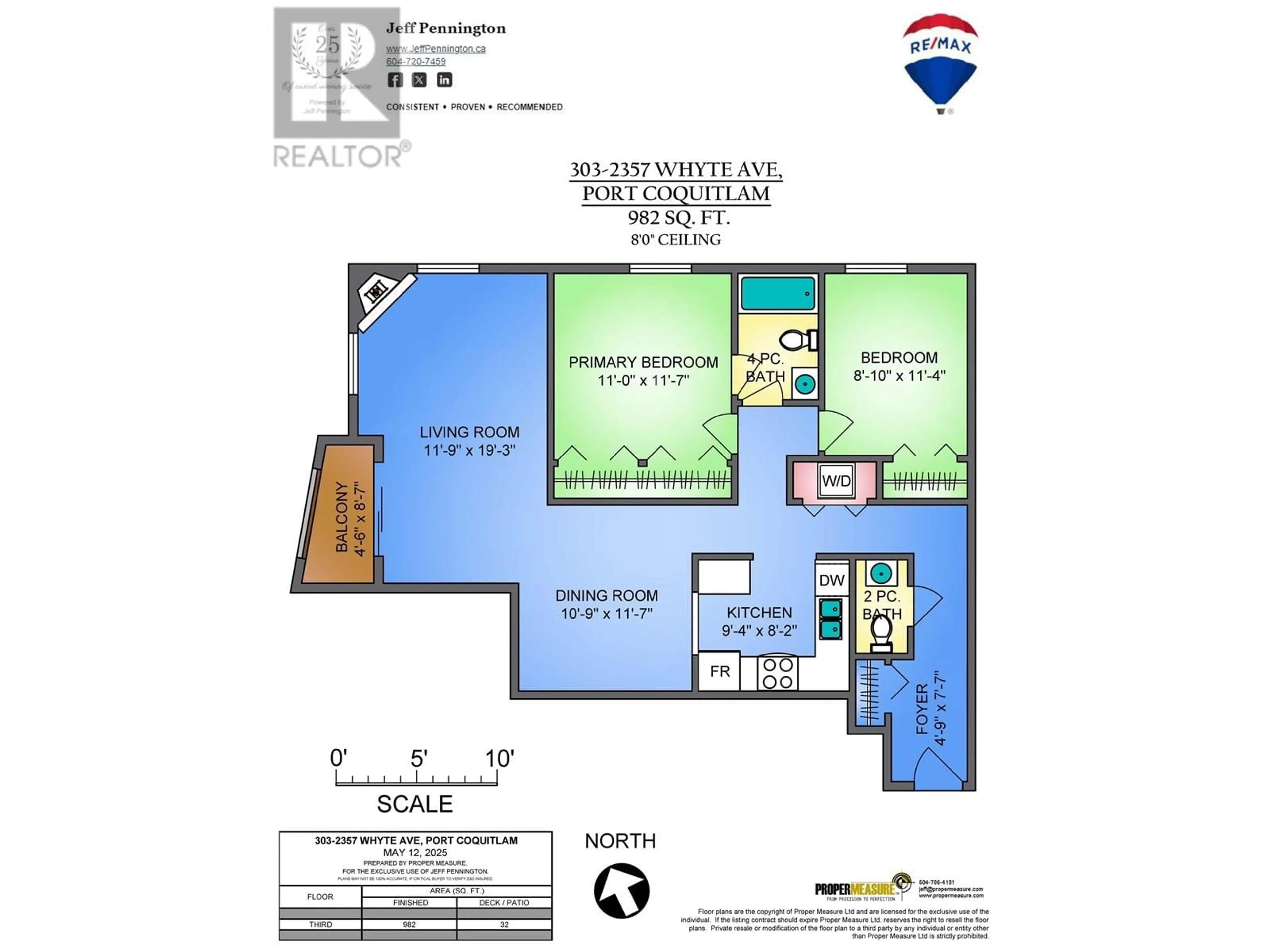 Floor plan for 303 - 2357 WHYTE AVENUE, Port Coquitlam British Columbia V3C2A3