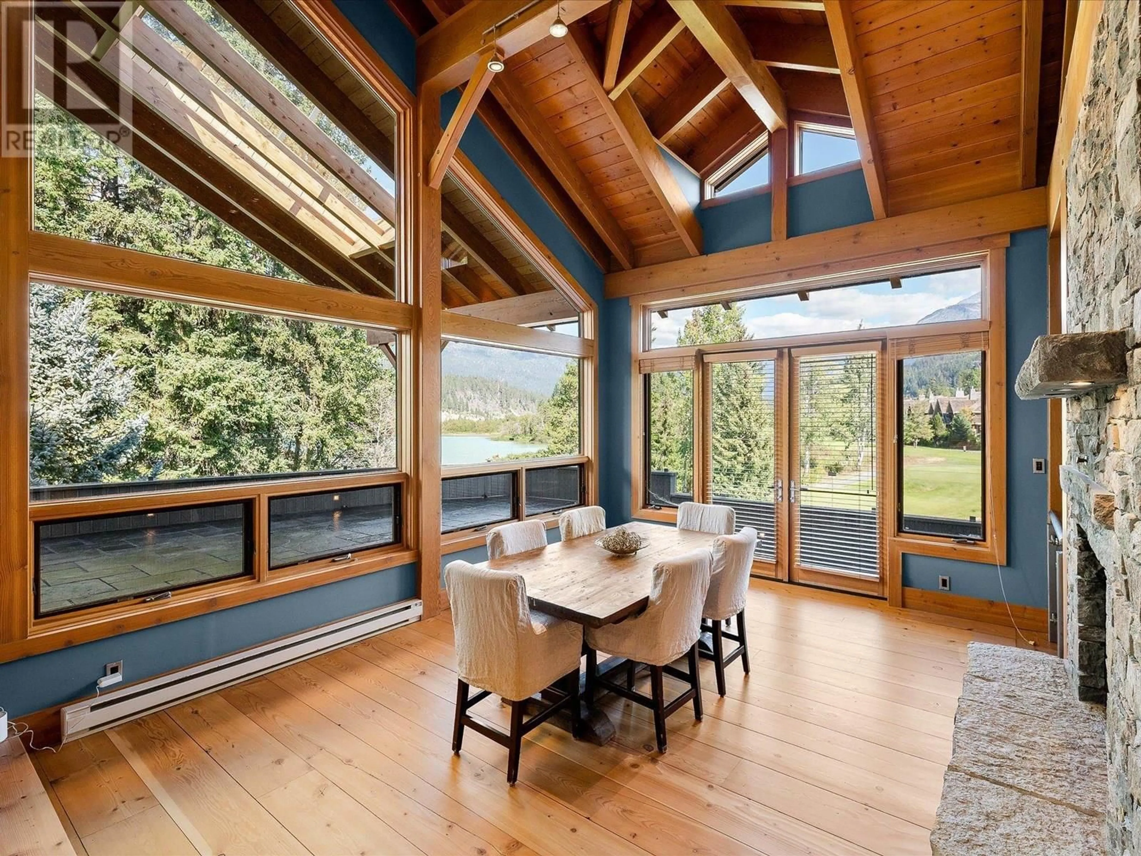 Dining room, wood/laminate floor for 8065 NICKLAUS NORTH BOULEVARD, Whistler British Columbia V8E1J7