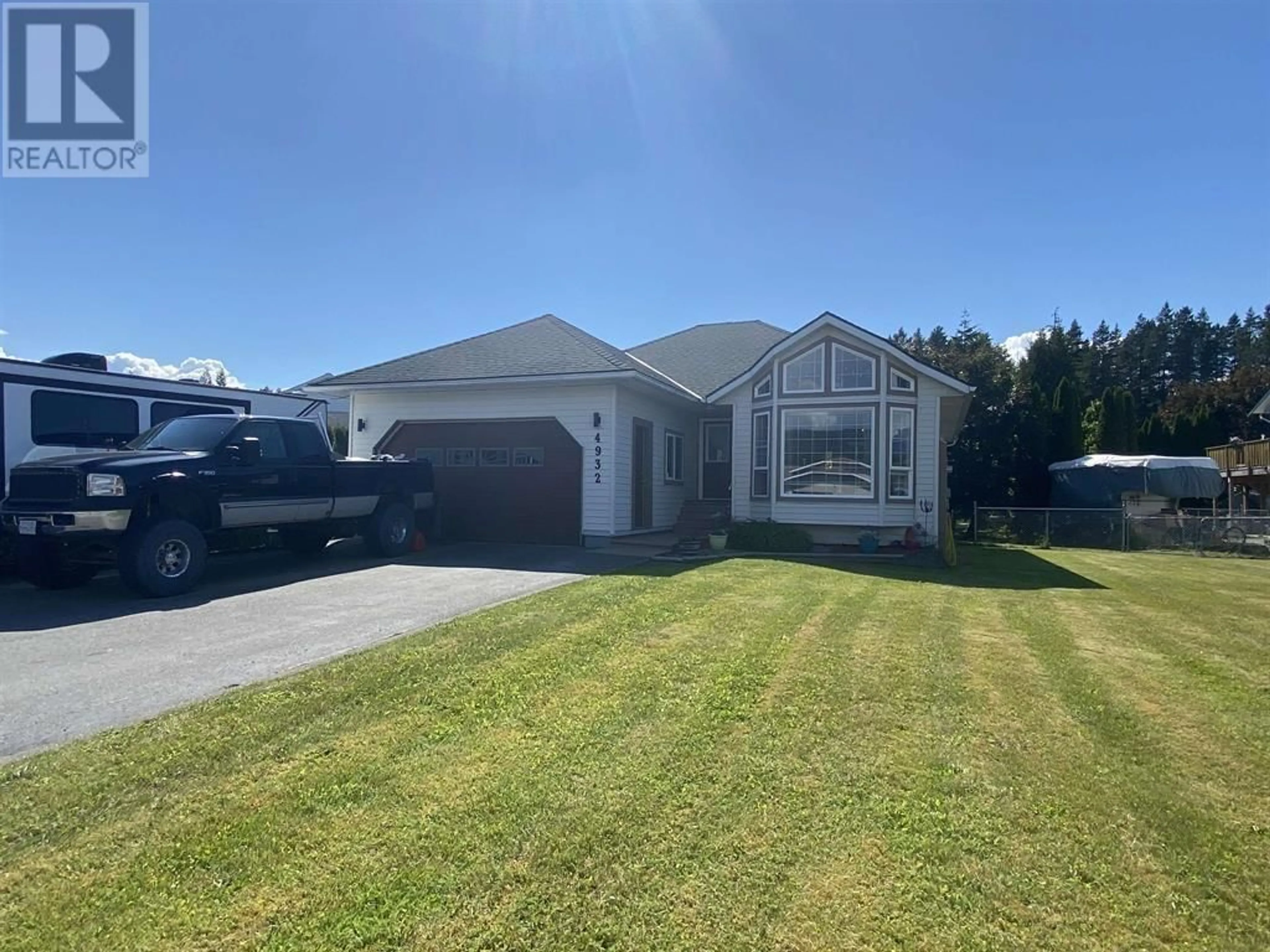 A pic from outside/outdoor area/front of a property/back of a property/a pic from drone, unknown for 4932 HUNDAL DRIVE, Terrace British Columbia V8G5N8