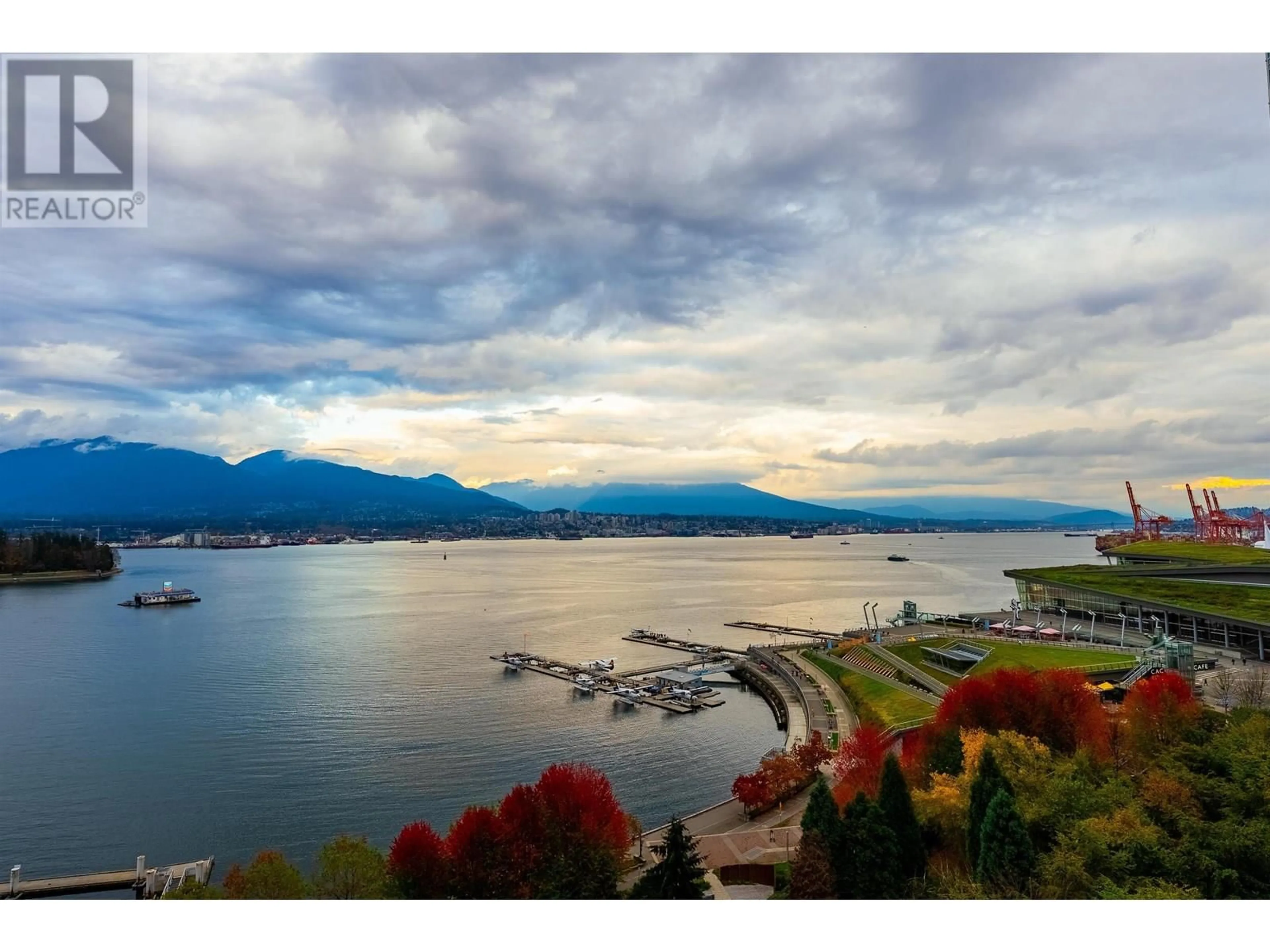 A pic from outside/outdoor area/front of a property/back of a property/a pic from drone, water/lake/river/ocean view for 1402 - 1169 CORDOVA STREET, Vancouver British Columbia V6C3T1