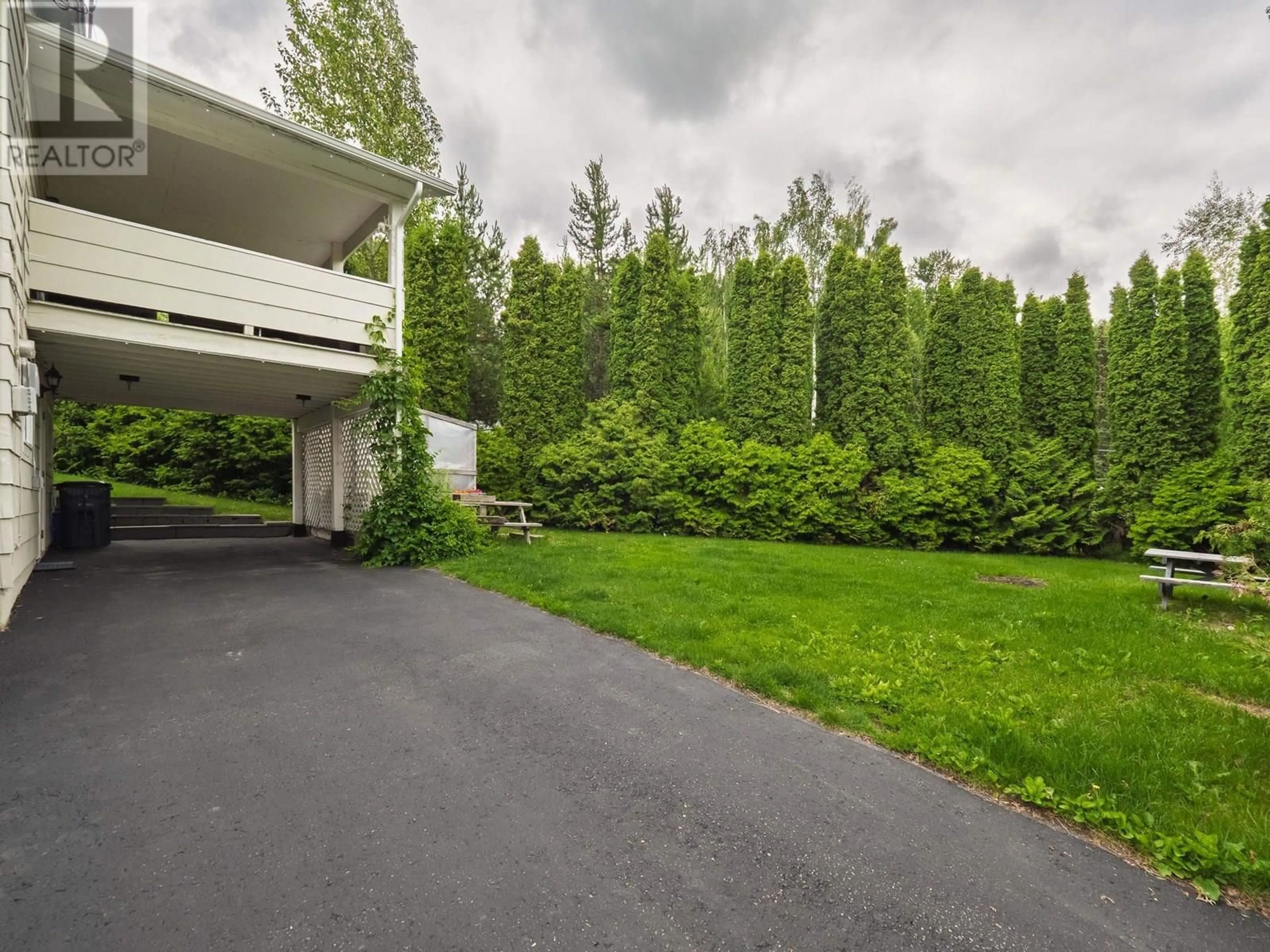 Patio, forest/trees view for 3586 ALDERWOOD COURT, Prince George British Columbia V2K1N3
