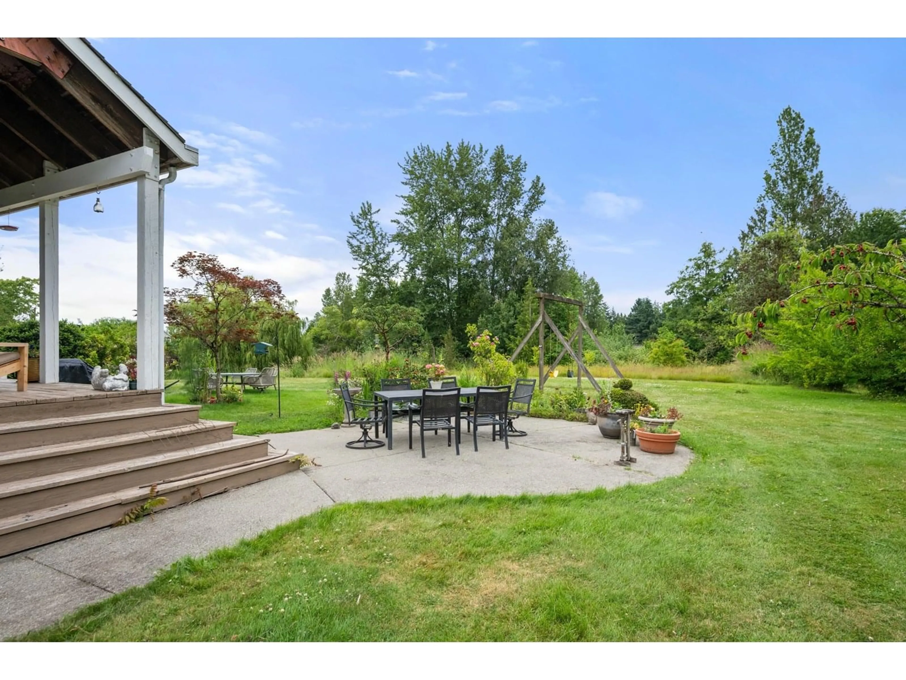 Patio, water/lake/river/ocean view for 2690 224, Langley British Columbia V2Z3B3