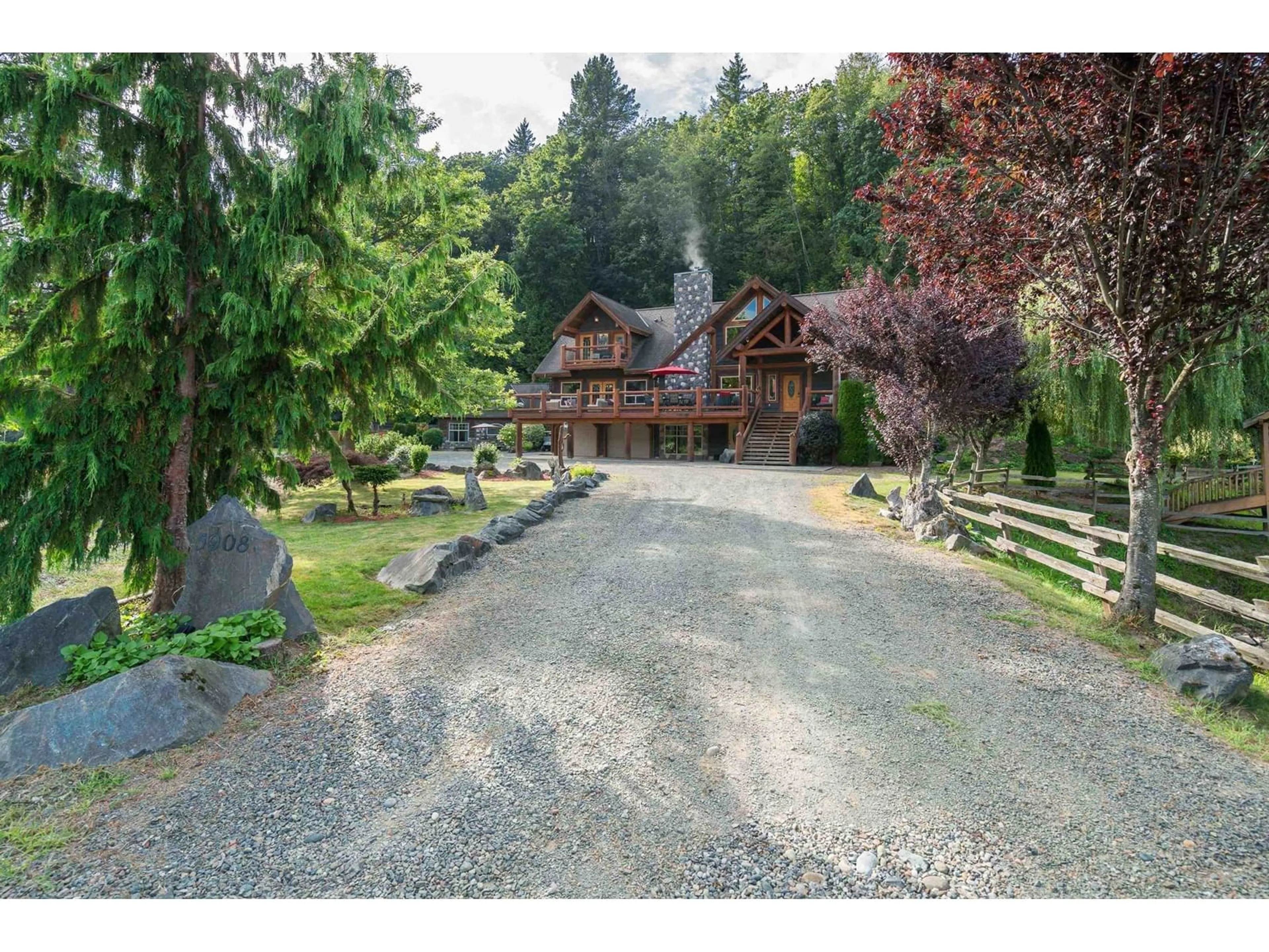 A pic from outside/outdoor area/front of a property/back of a property/a pic from drone, mountain view for 5908 CUTLER ROAD, Agassiz British Columbia V0M1A4
