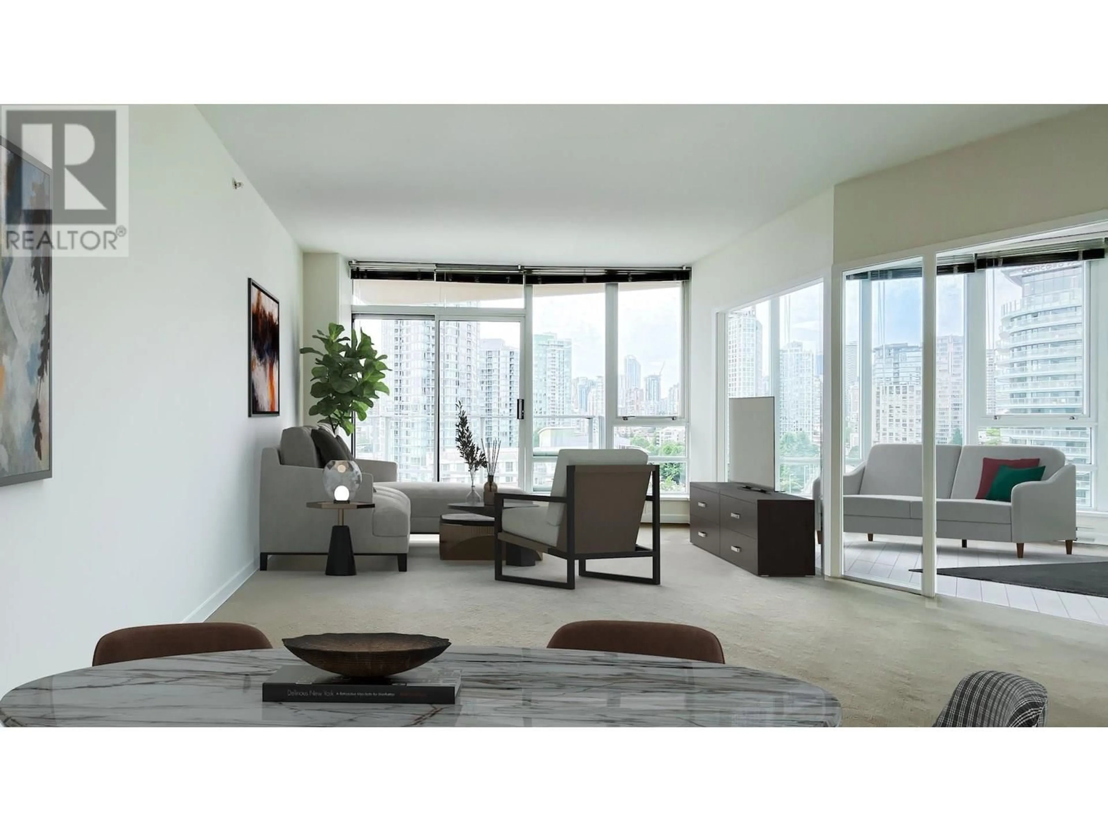 Living room with furniture, unknown for 1603 - 980 COOPERAGE WAY WAY, Vancouver British Columbia V6B0C3