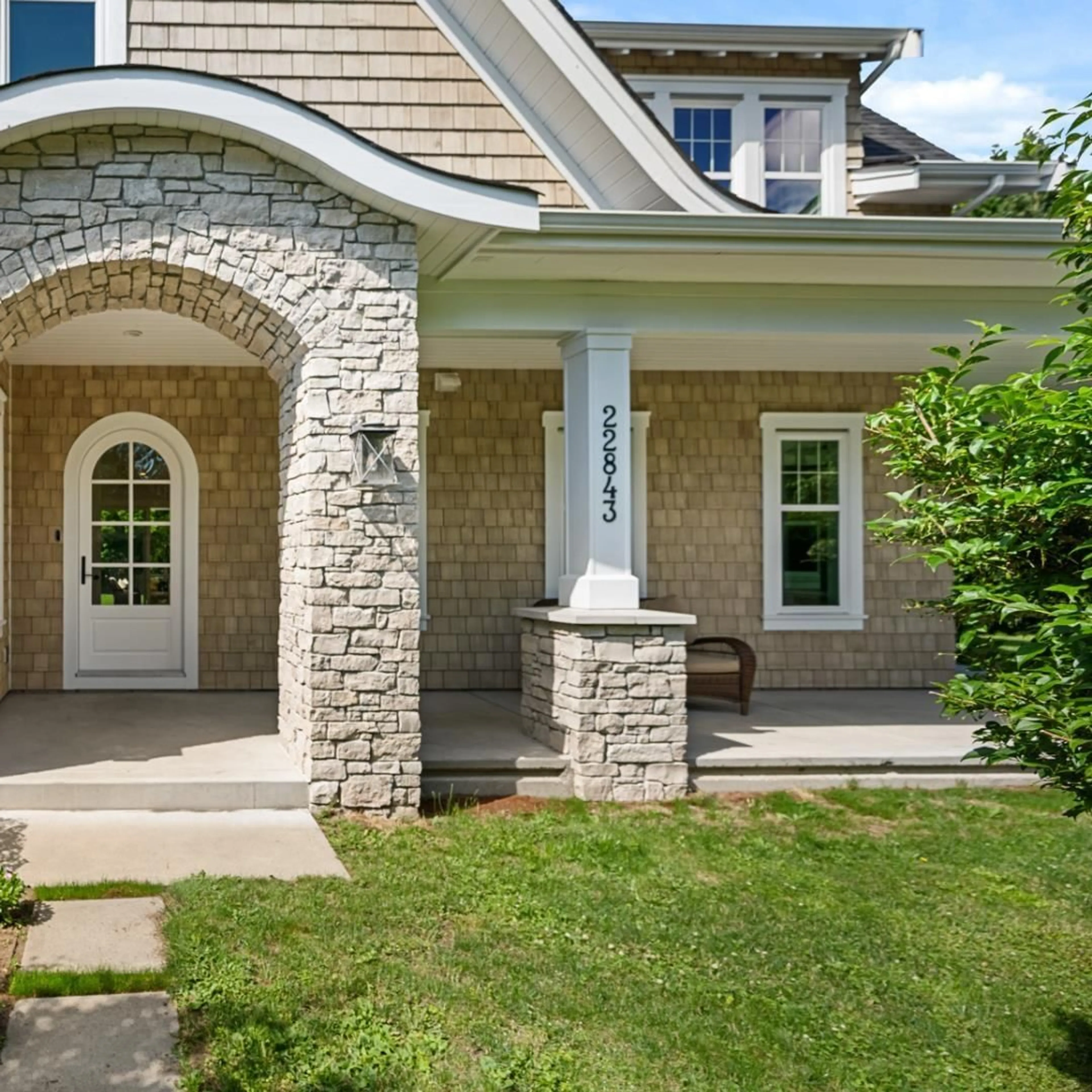 Home with brick exterior material, street for 22843 88, Langley British Columbia V1M2R7