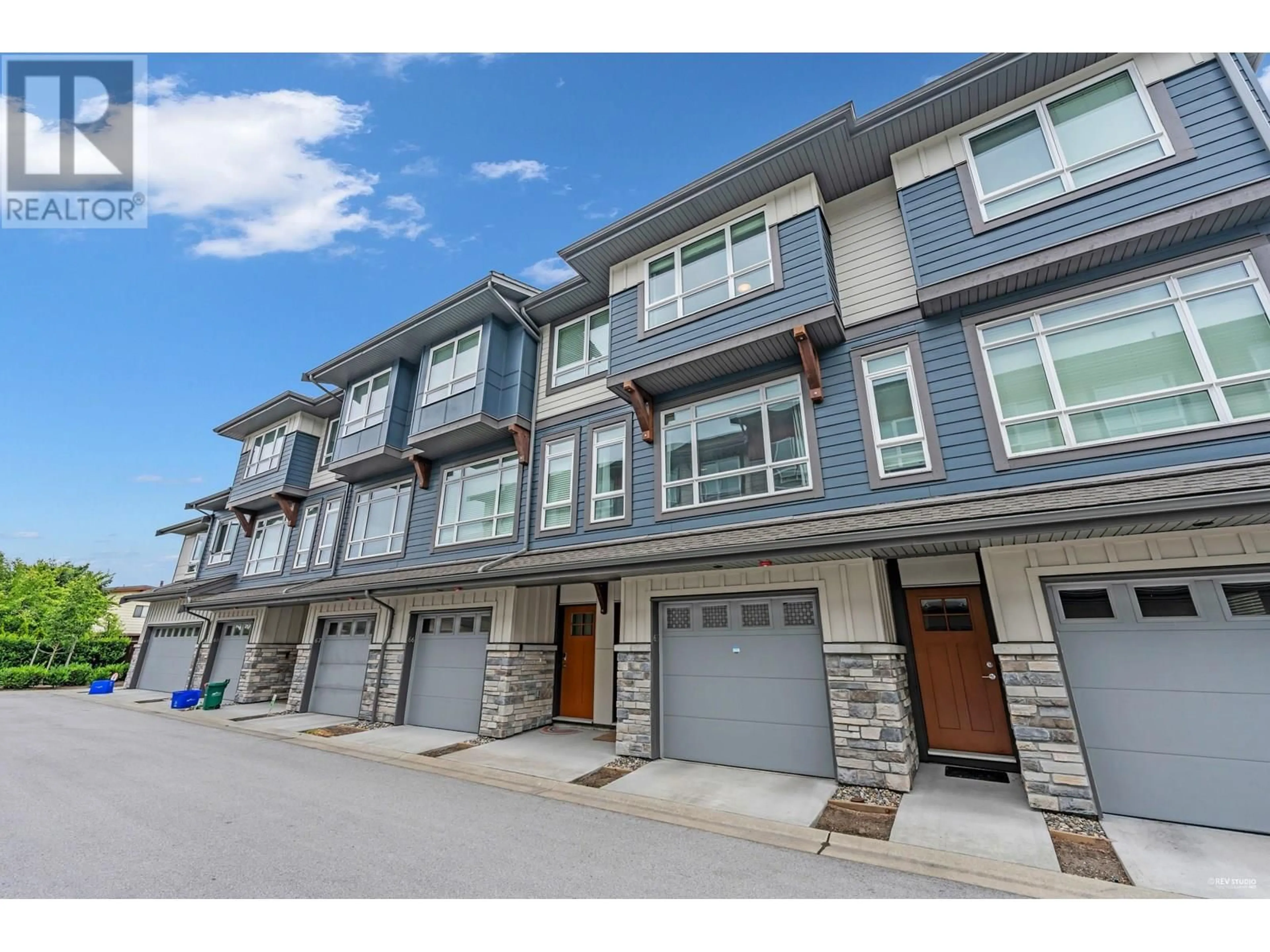A pic from outside/outdoor area/front of a property/back of a property/a pic from drone, street for 65 - 4991 NO. 5 ROAD, Richmond British Columbia V6X0S9