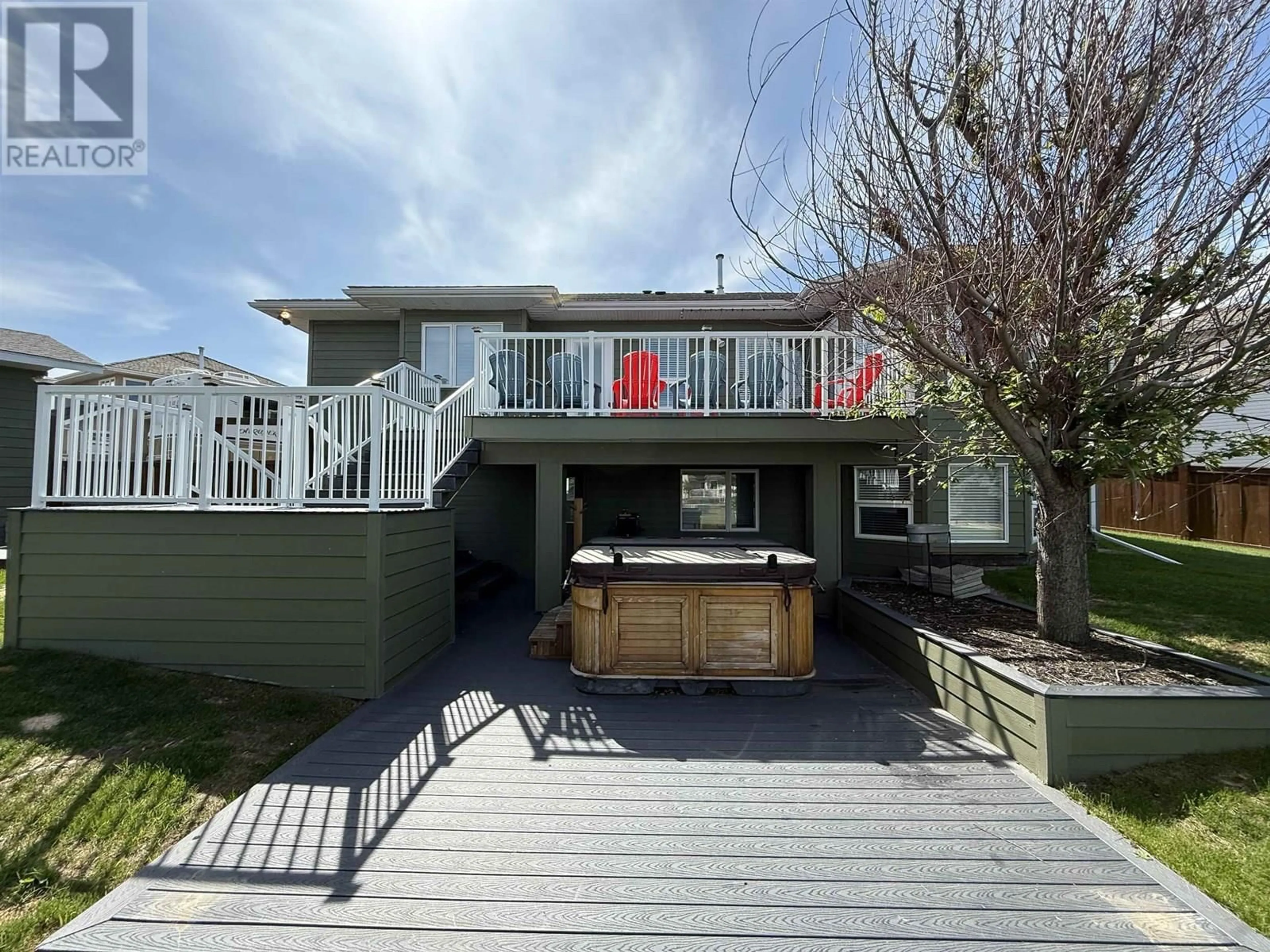 A pic from outside/outdoor area/front of a property/back of a property/a pic from drone, water/lake/river/ocean view for 10912 112 AVENUE, Fort St. John British Columbia V1J6H1
