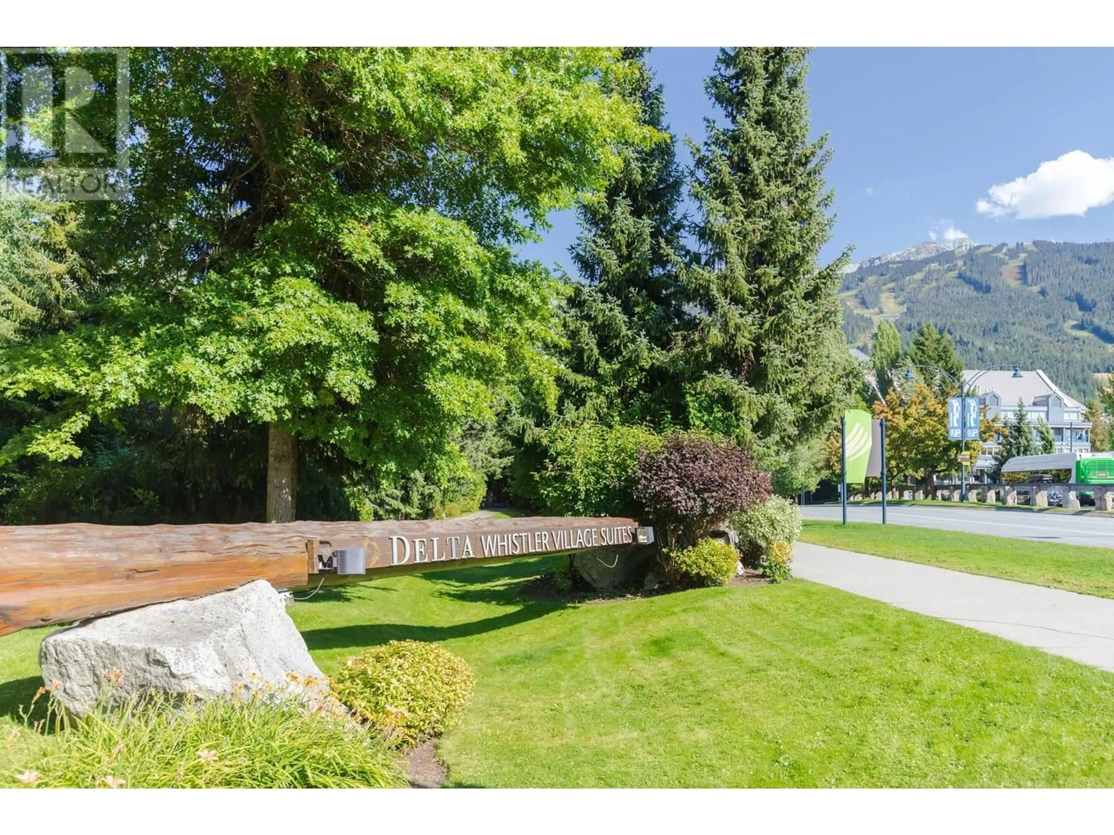 A pic from outside/outdoor area/front of a property/back of a property/a pic from drone, mountain view for 1210/12 - 4308 MAIN STREET, Whistler British Columbia V8E1A9