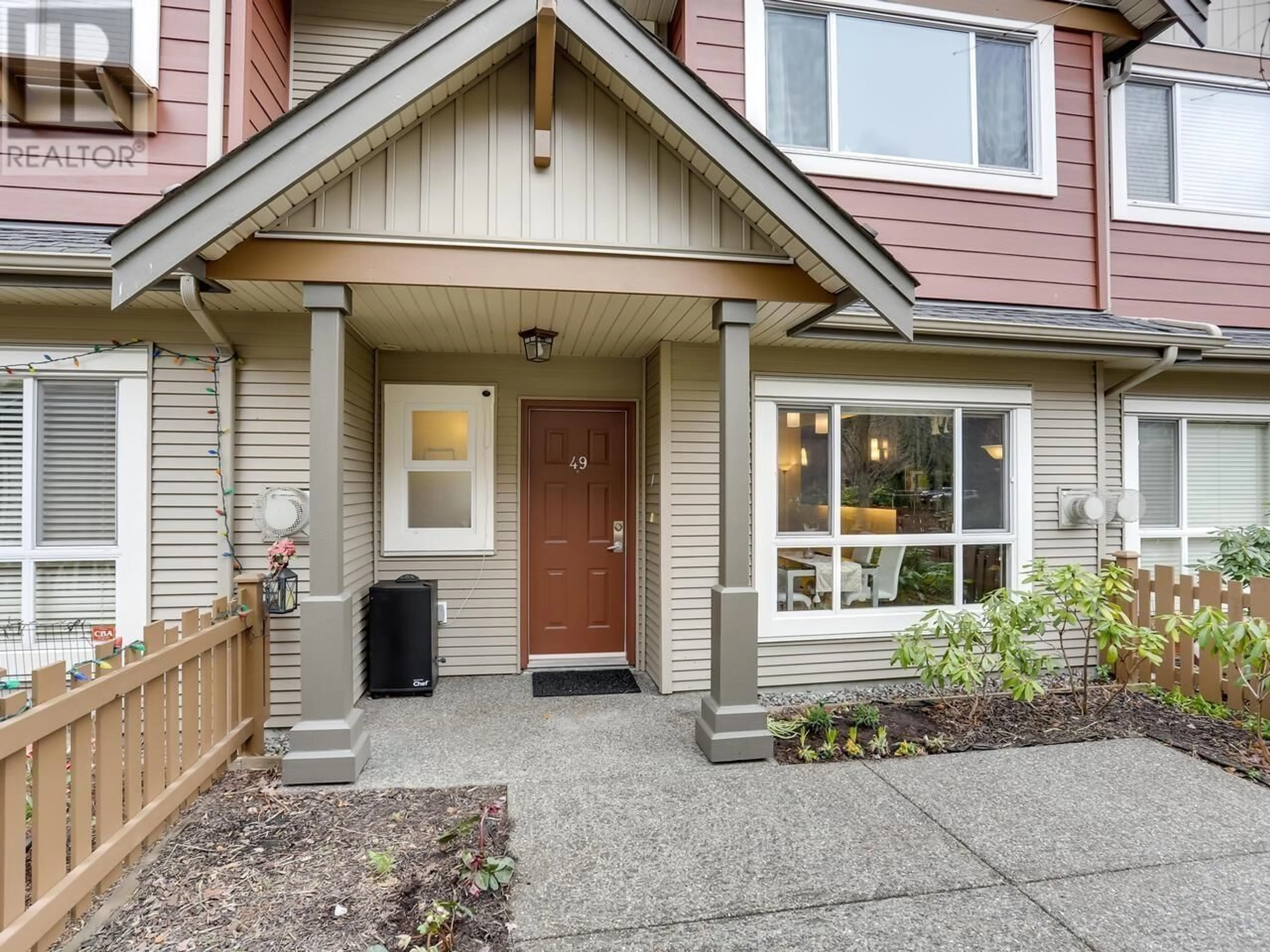 Home with vinyl exterior material, street for 49 - 7733 HEATHER STREET, Richmond British Columbia V6Y4J1
