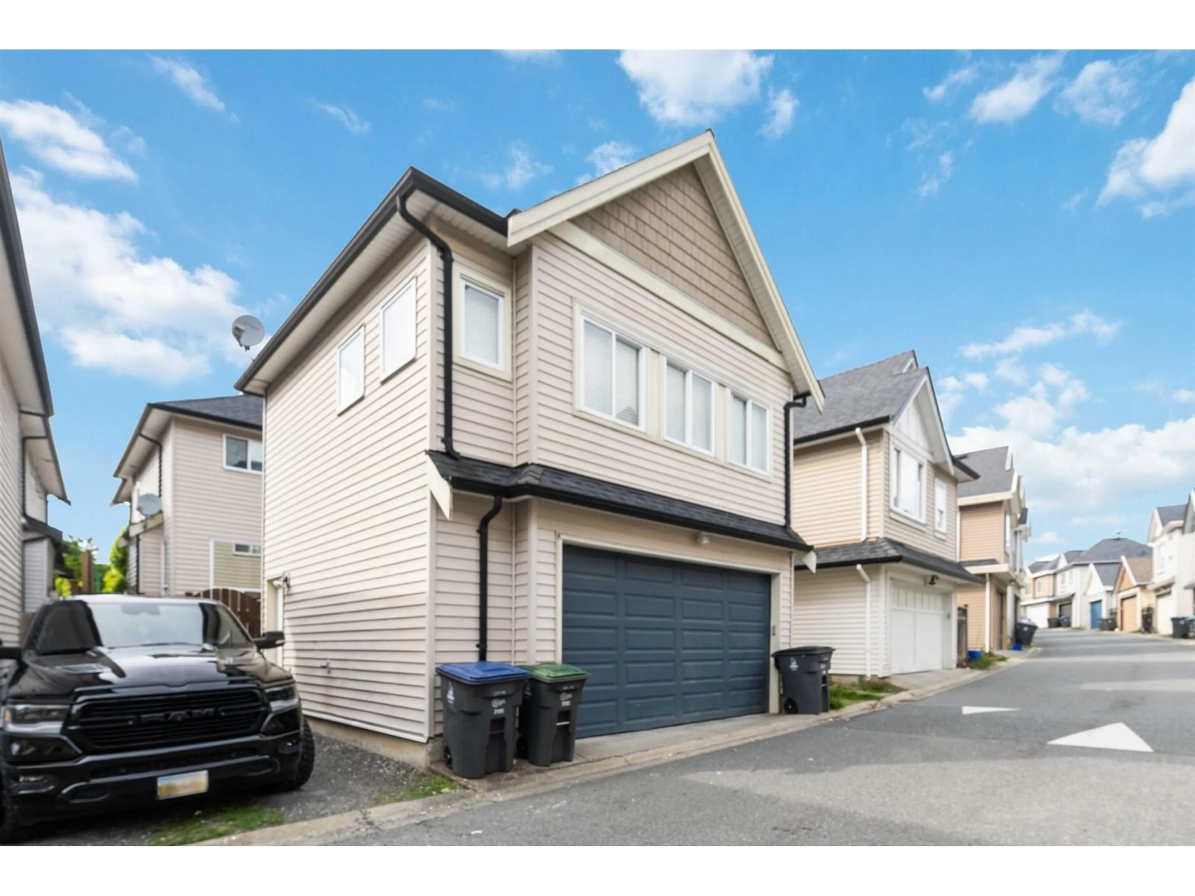 A pic from outside/outdoor area/front of a property/back of a property/a pic from drone, street for 6750 191A, Surrey British Columbia V4N6A5