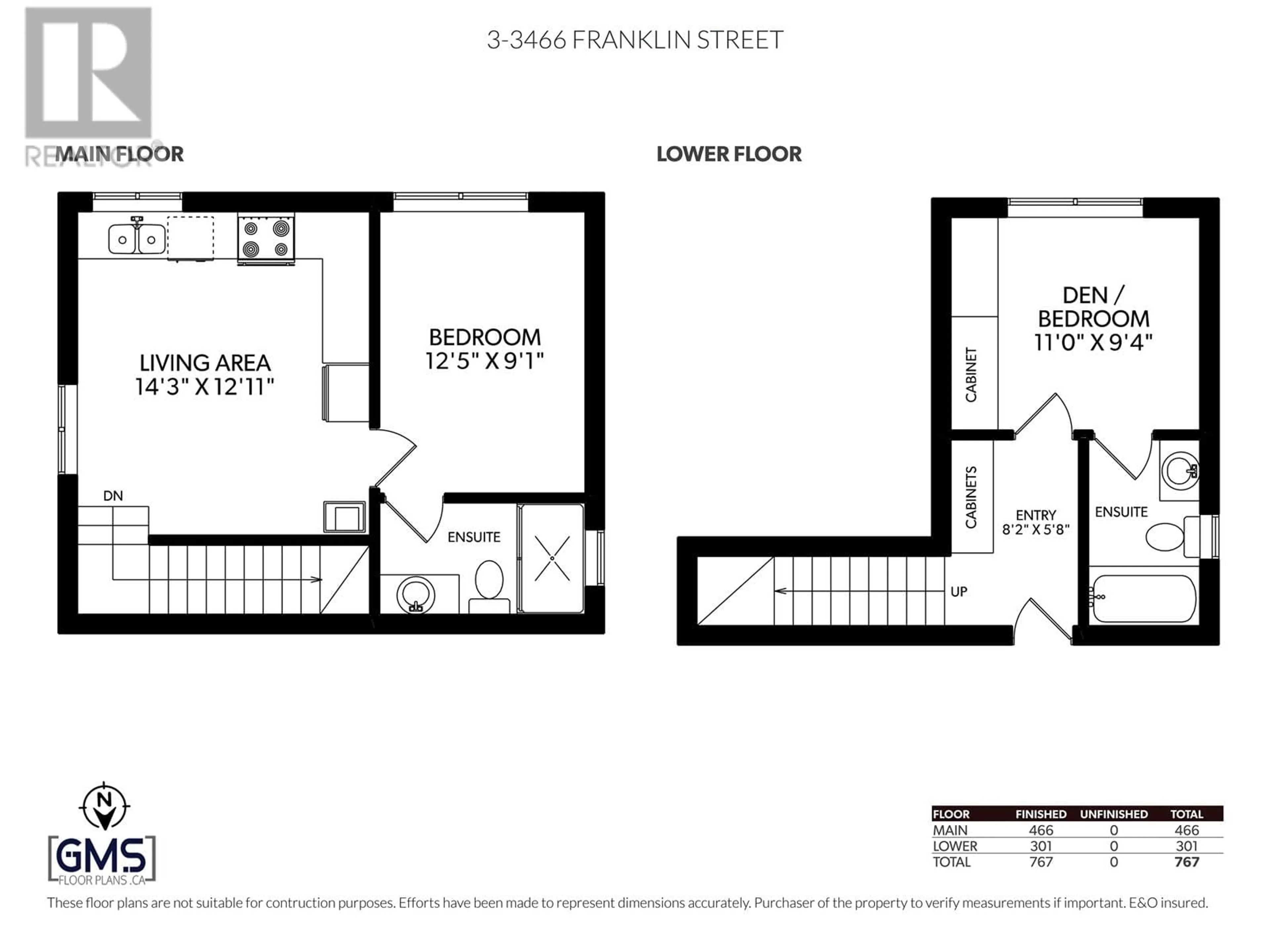 Floor plan for 3468 FRANKLIN STREET, Vancouver British Columbia V5K1Y3