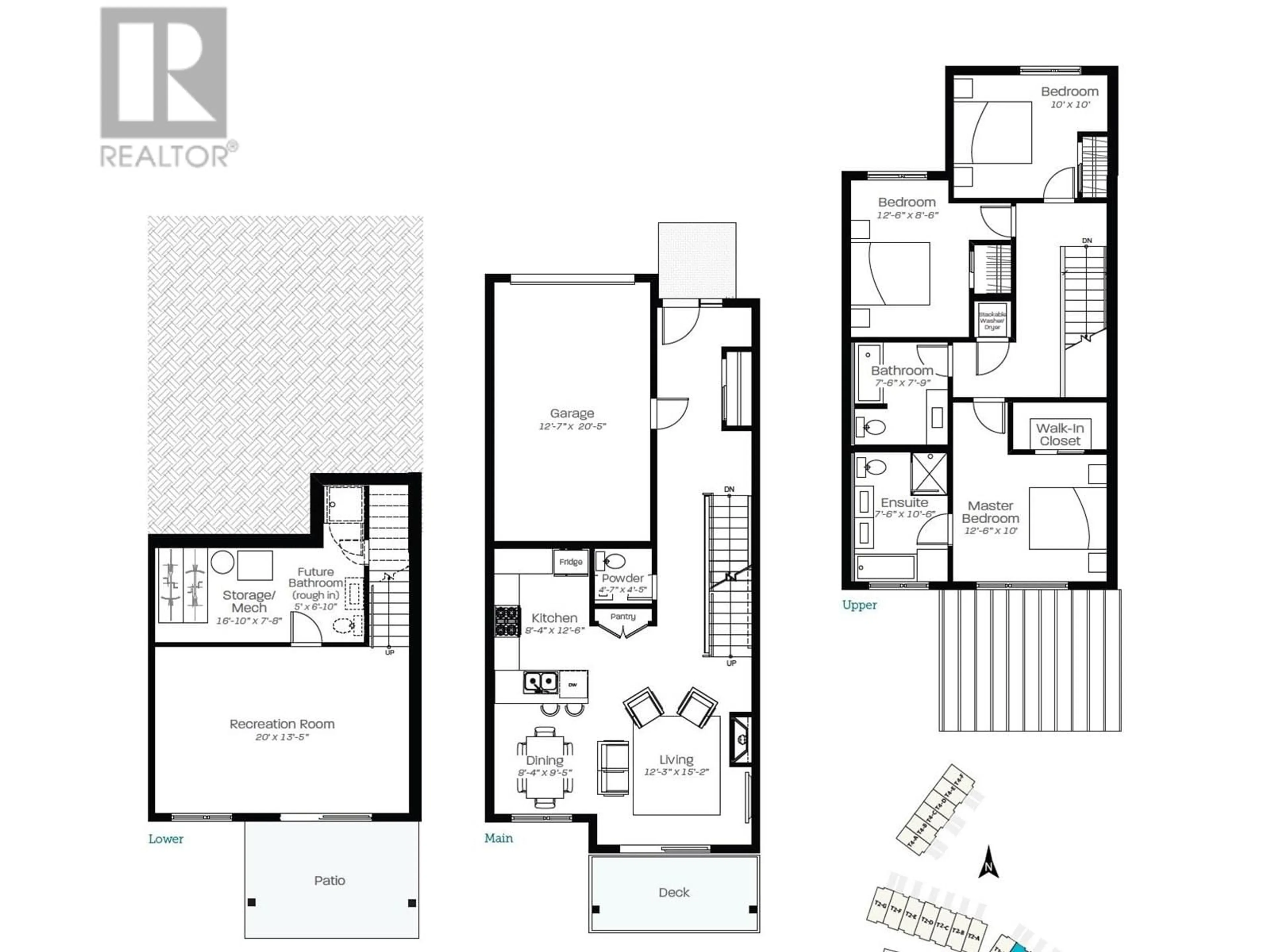 Floor plan for 1 - 41333 SKYRIDGE PLACE, Squamish British Columbia V8B0Y6