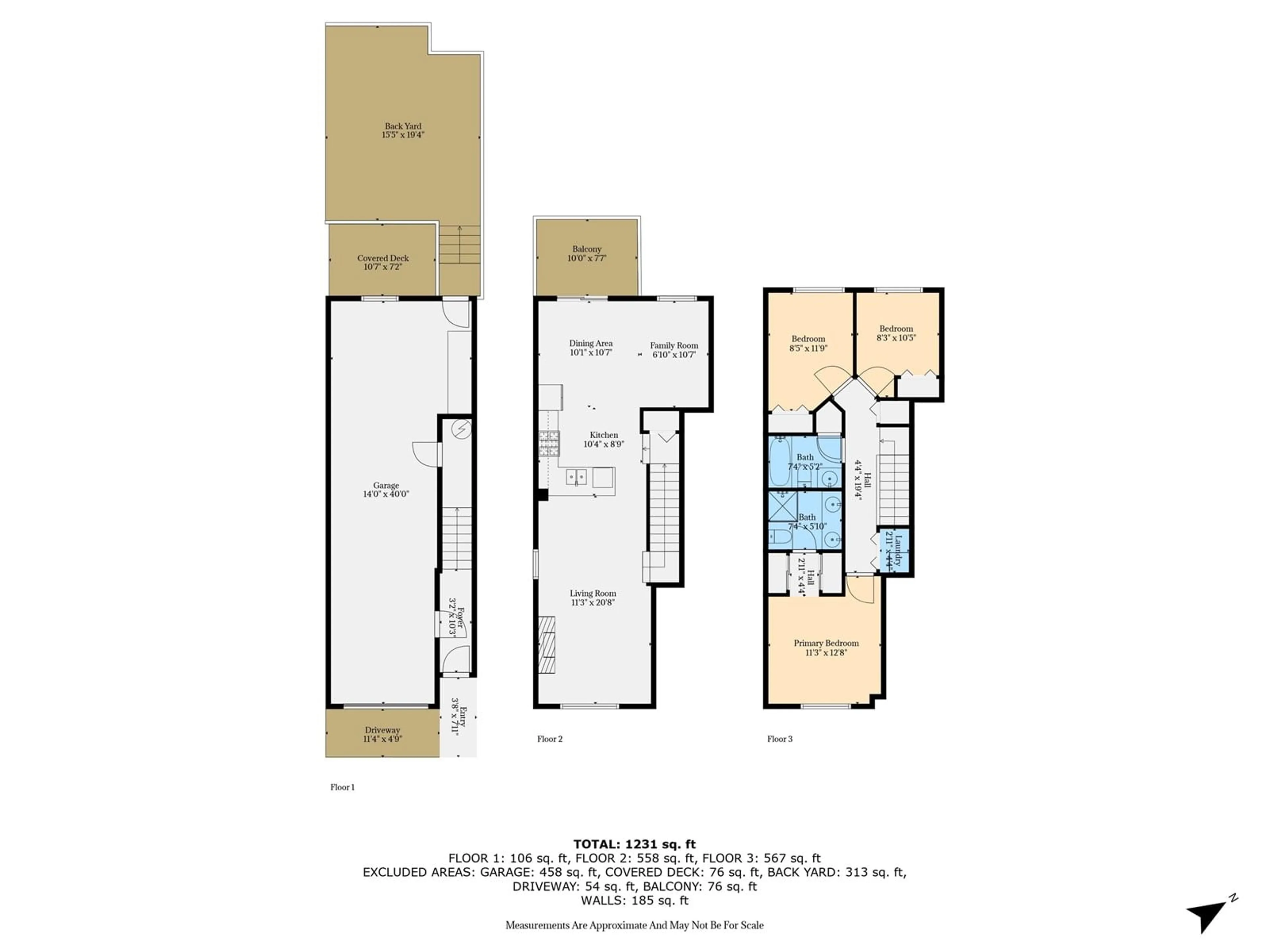 Floor plan for 47 - 15871 85, Surrey British Columbia V3S1H9