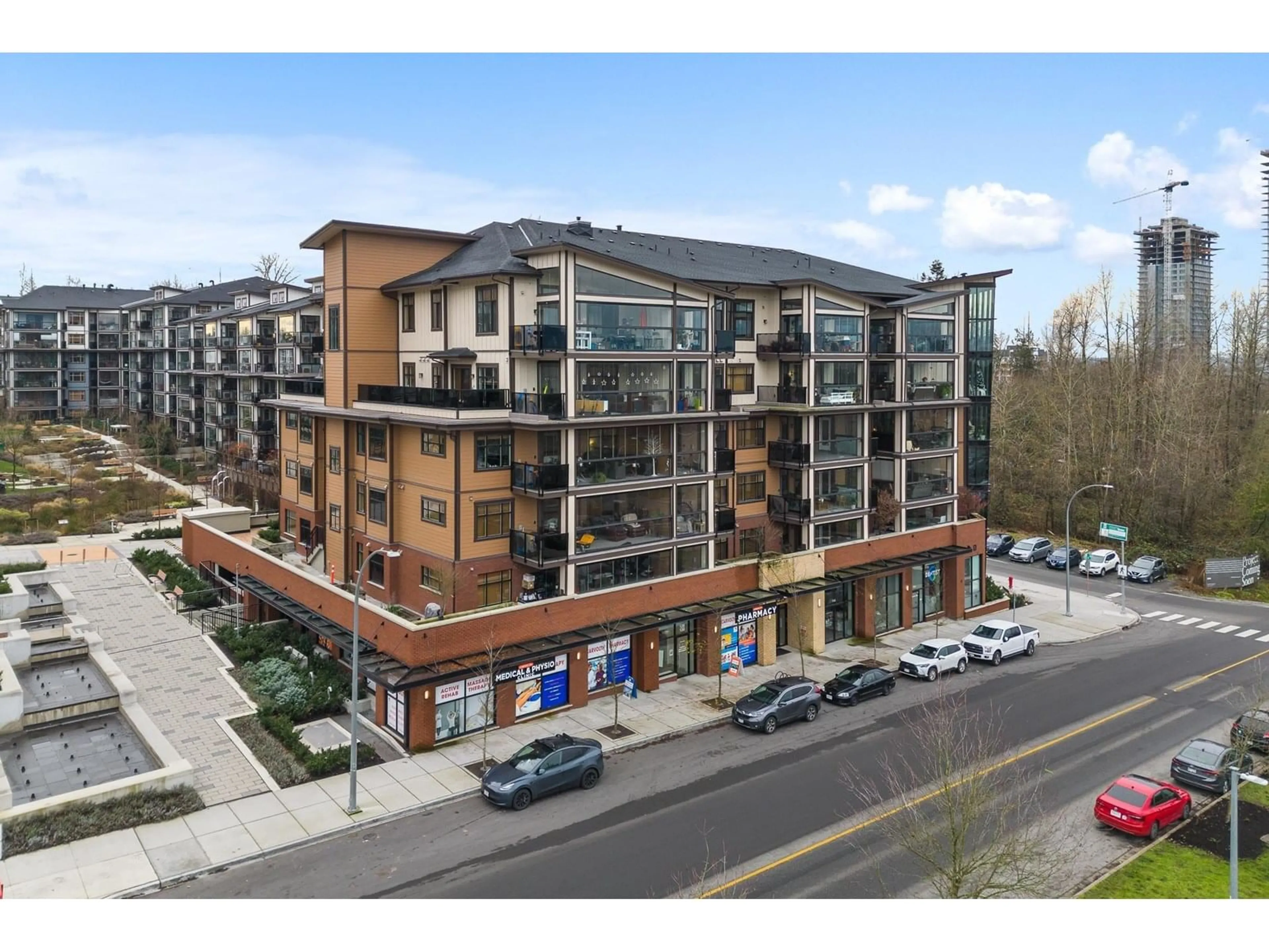 A pic from outside/outdoor area/front of a property/back of a property/a pic from drone, street for 405 - 20290 86, Langley British Columbia V2Y3L6