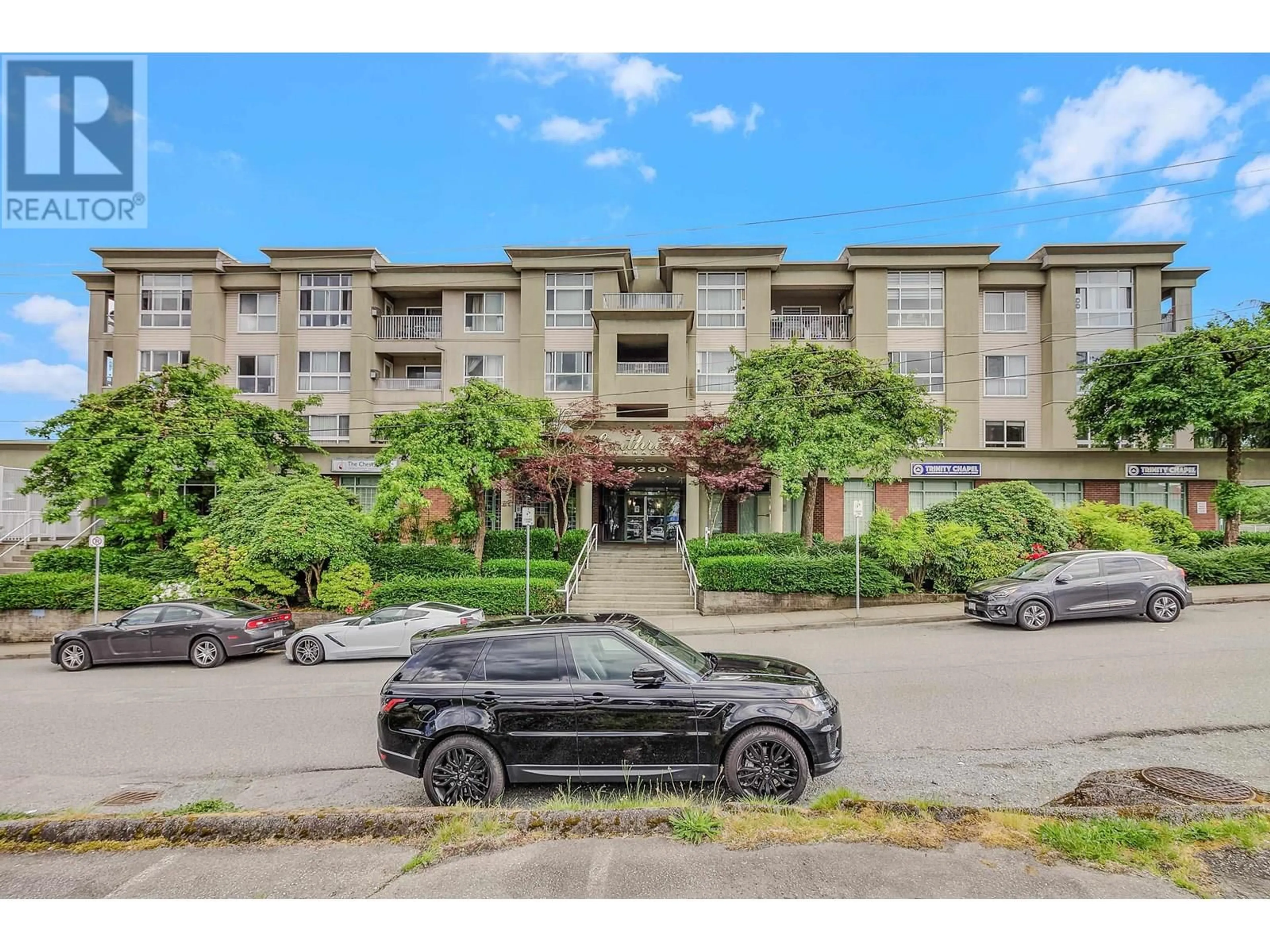 A pic from outside/outdoor area/front of a property/back of a property/a pic from drone, unknown for 501 - 22230 NORTH AVENUE, Maple Ridge British Columbia V2X2L5