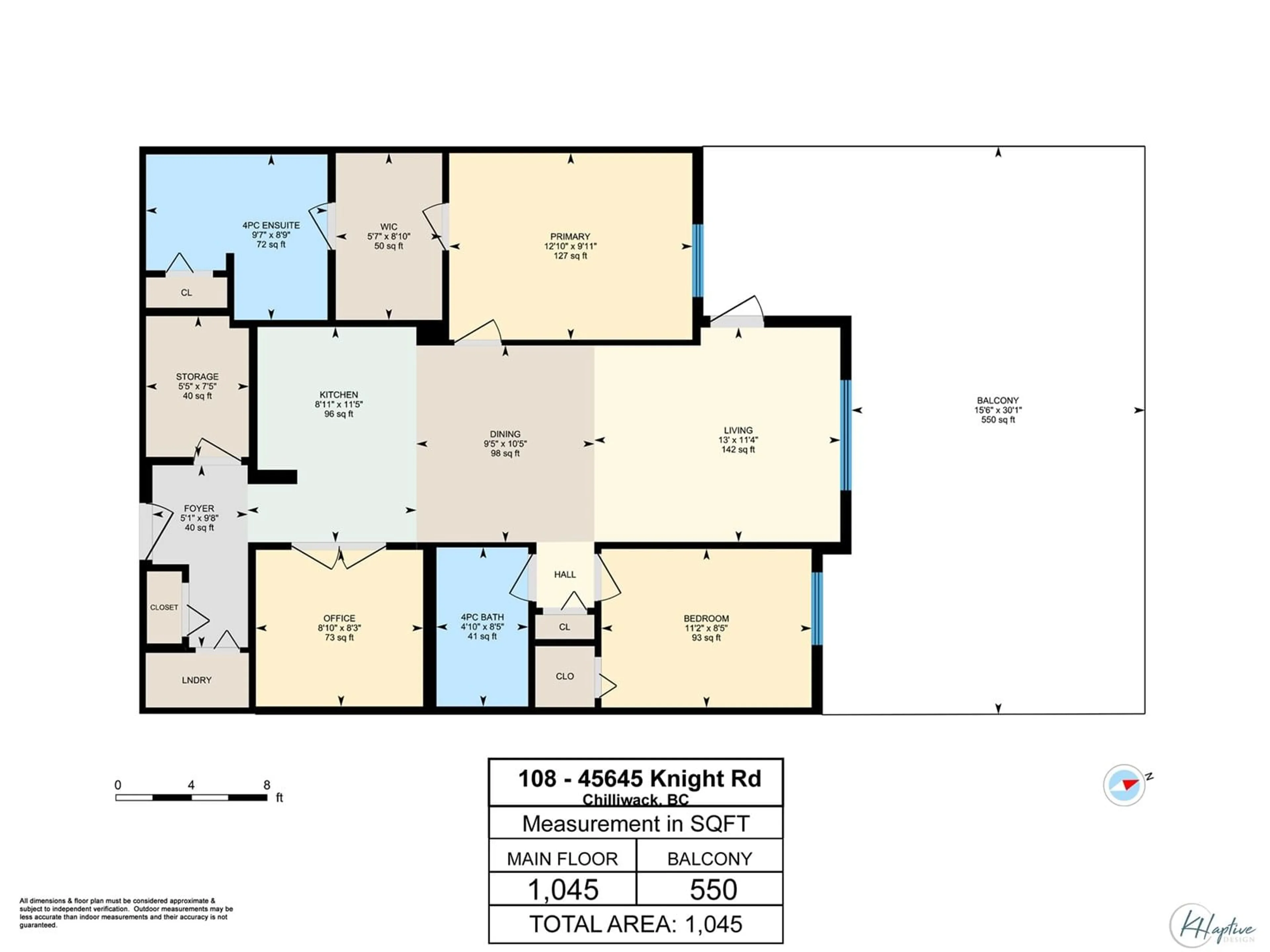 Floor plan for 108 - 45645 KNIGHT ROAD, Chilliwack British Columbia V2R0B1