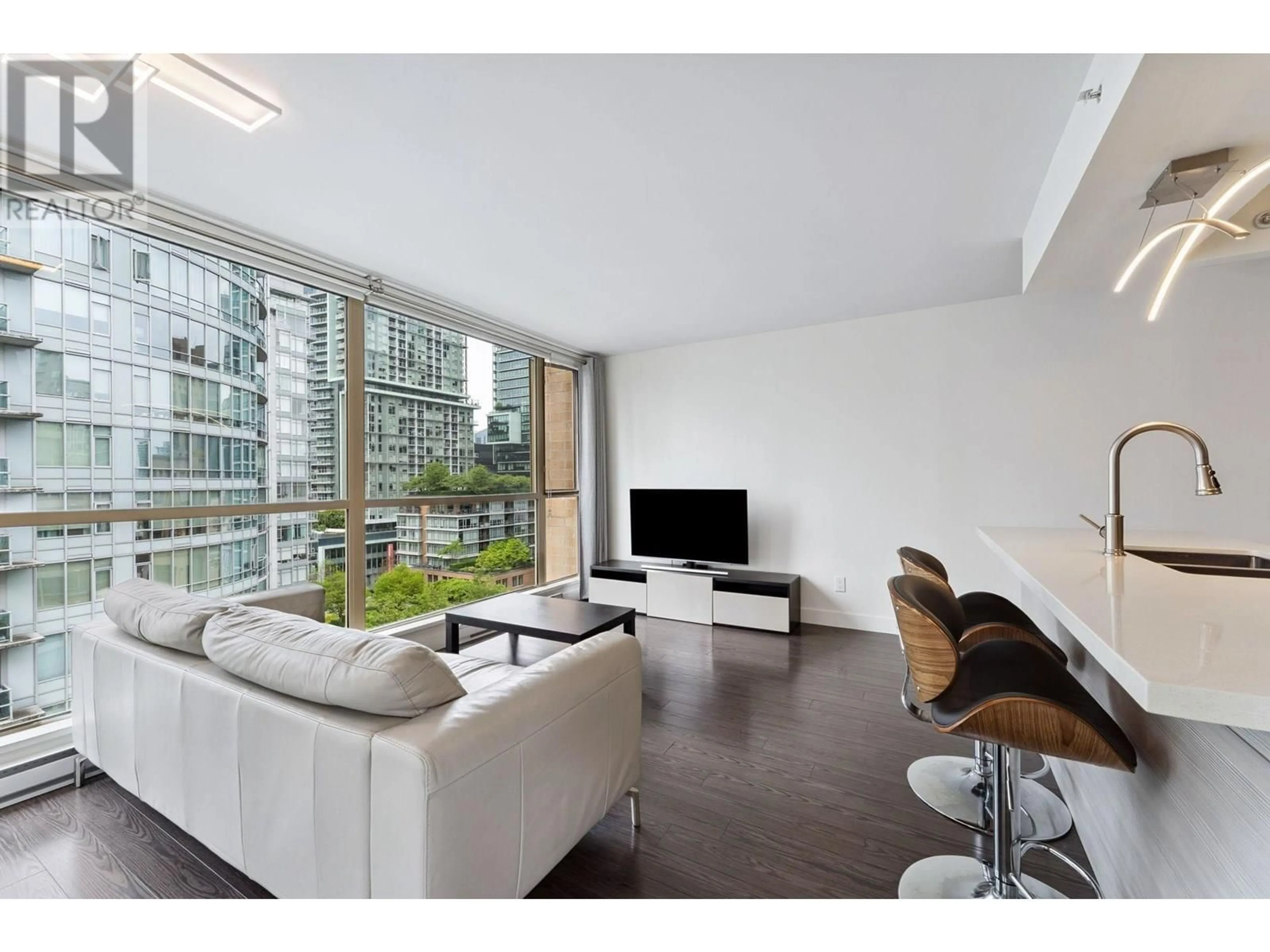 Living room with furniture, unknown for 1303 - 822 HOMER STREET, Vancouver British Columbia V6B6M3
