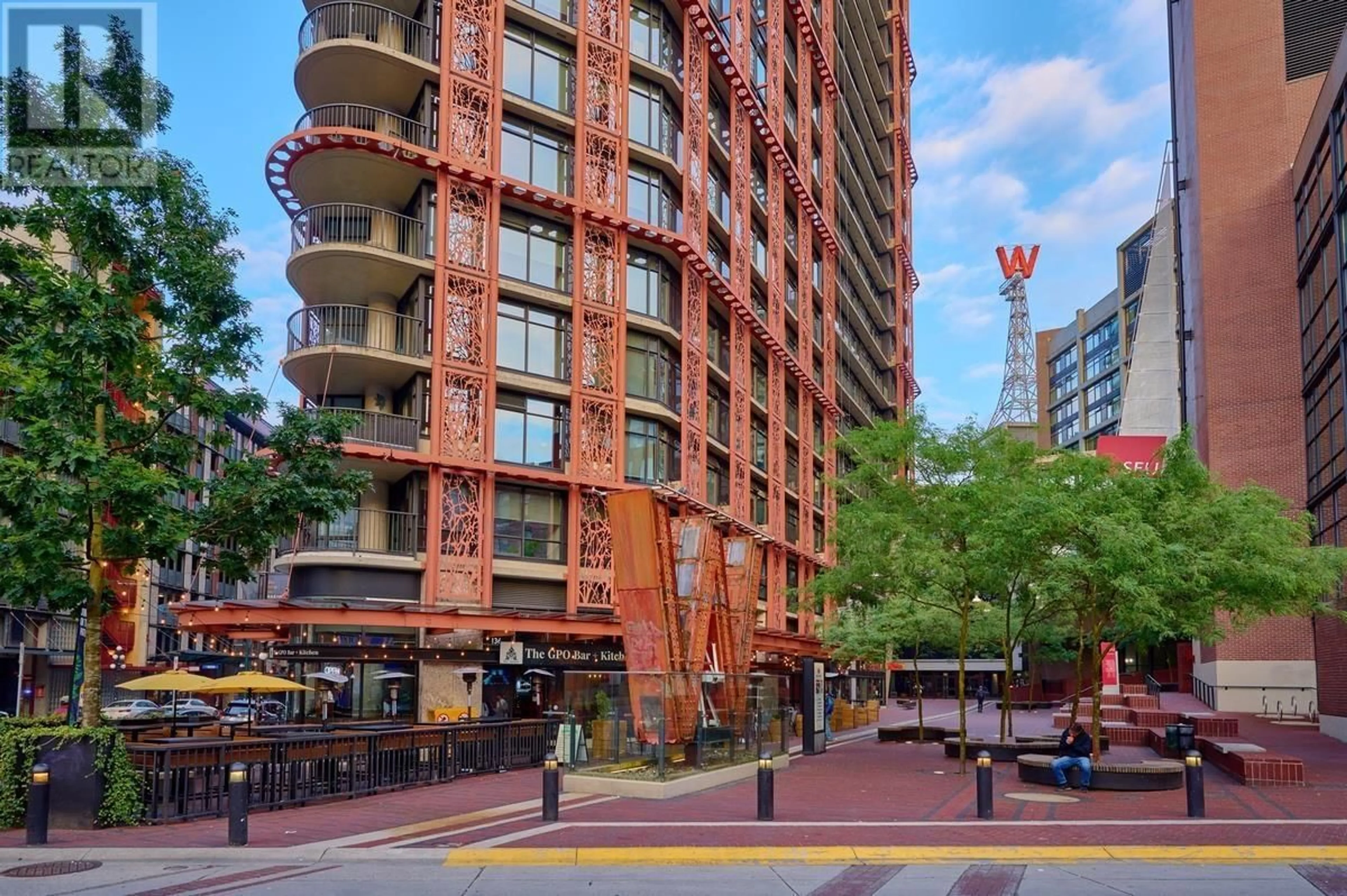 Patio, street for 205 - 128 CORDOVA STREET, Vancouver British Columbia V6B0E6